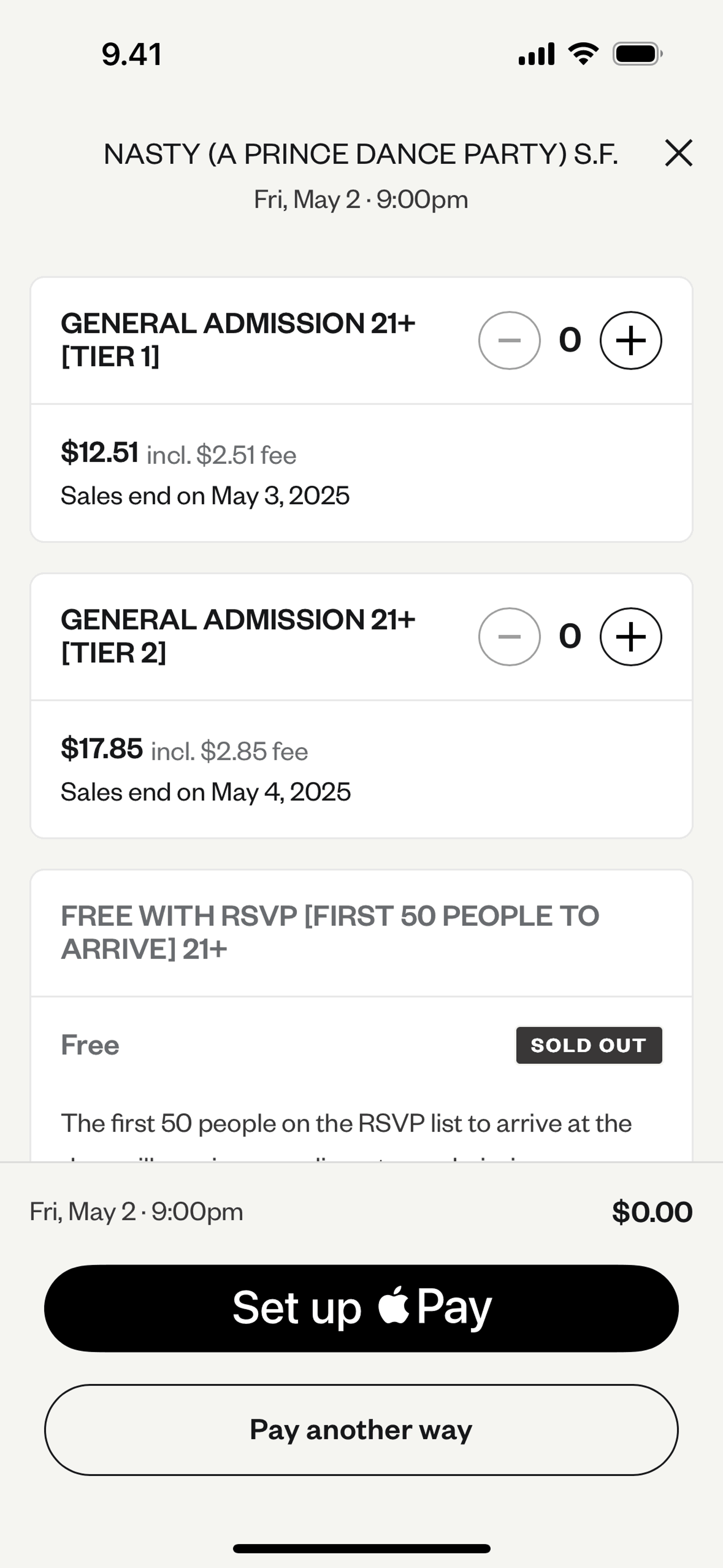 Eventbrite iOS Entertainment interface screenshot 23