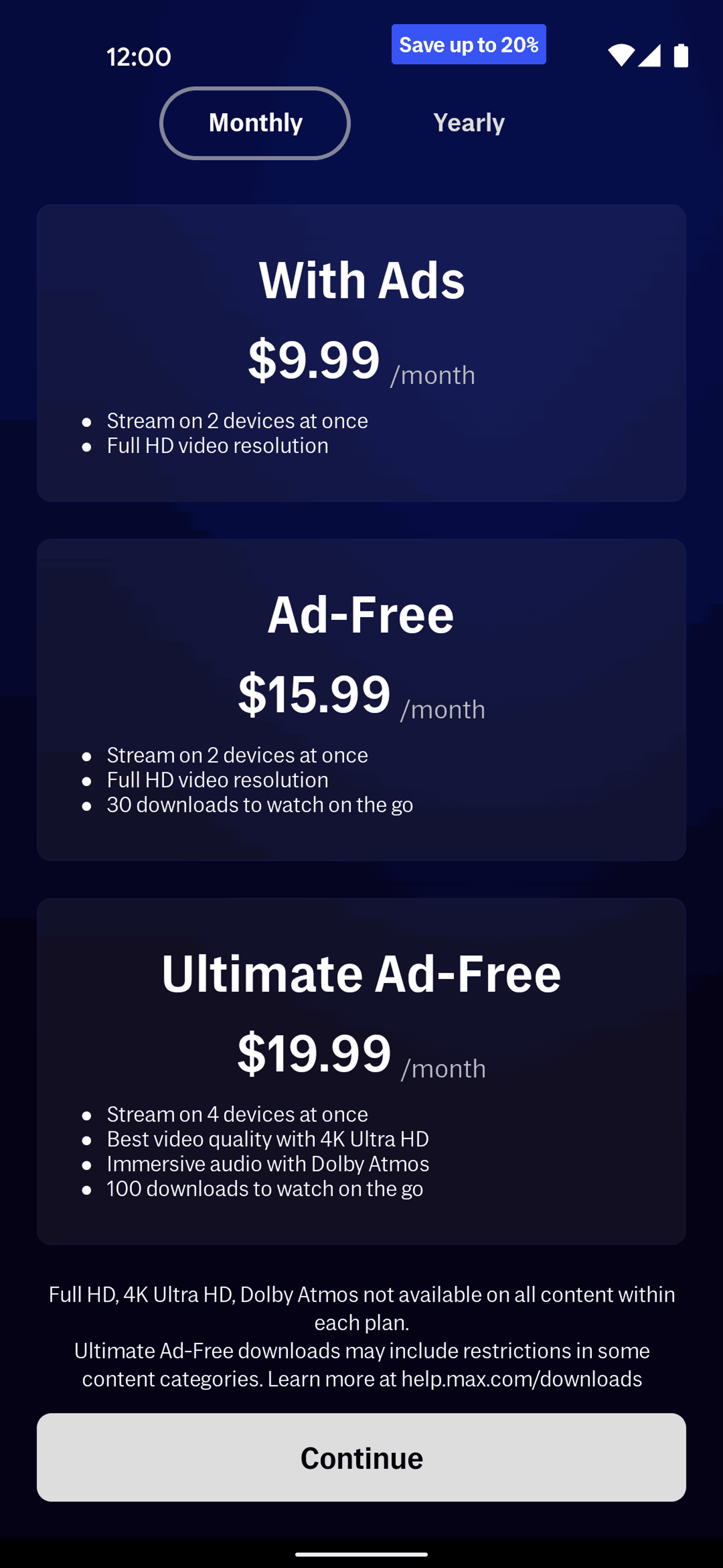 Max Android Entertainment interface screenshot 6
