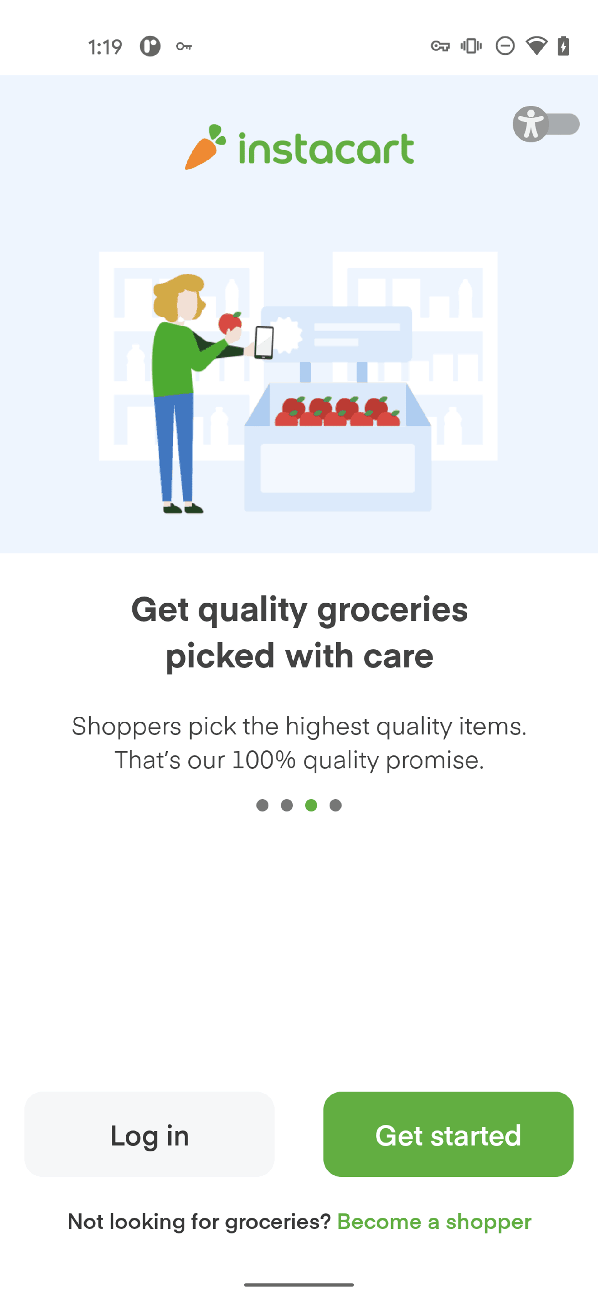 Instacart Android Food & Drink interface screenshot 5