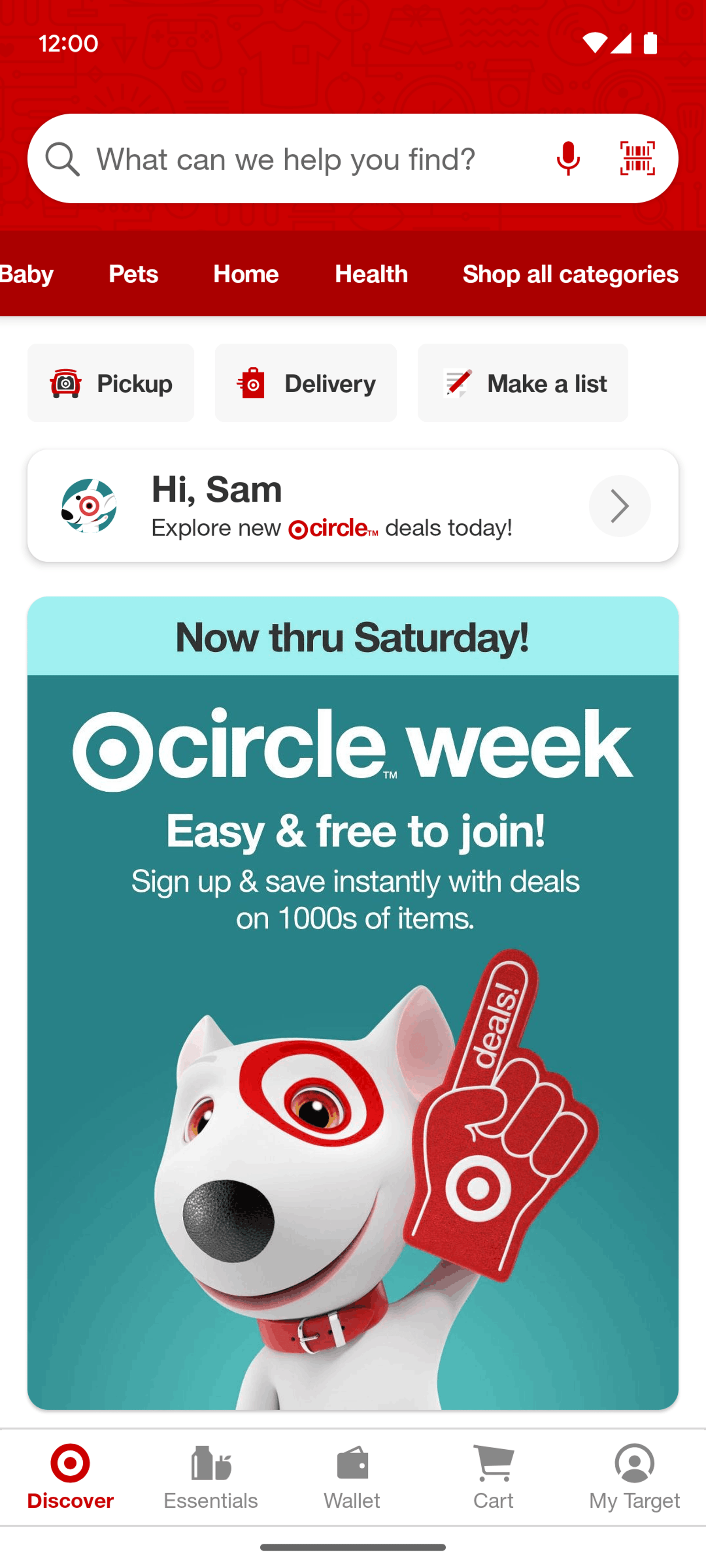 Target Android Shopping interface screenshot 19