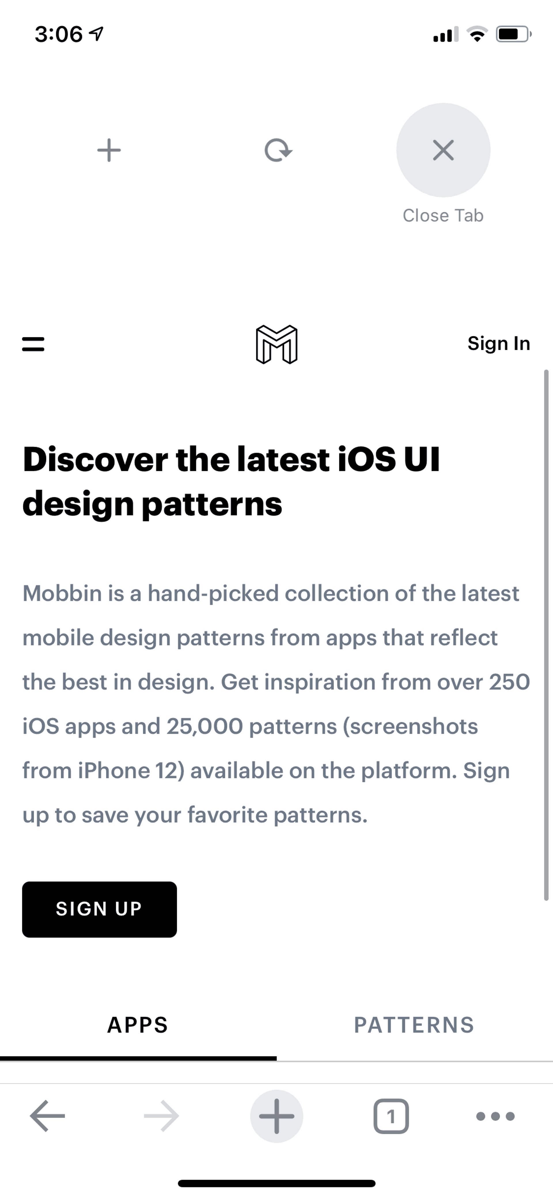 Google Chrome iOS Utilities interface screenshot 14