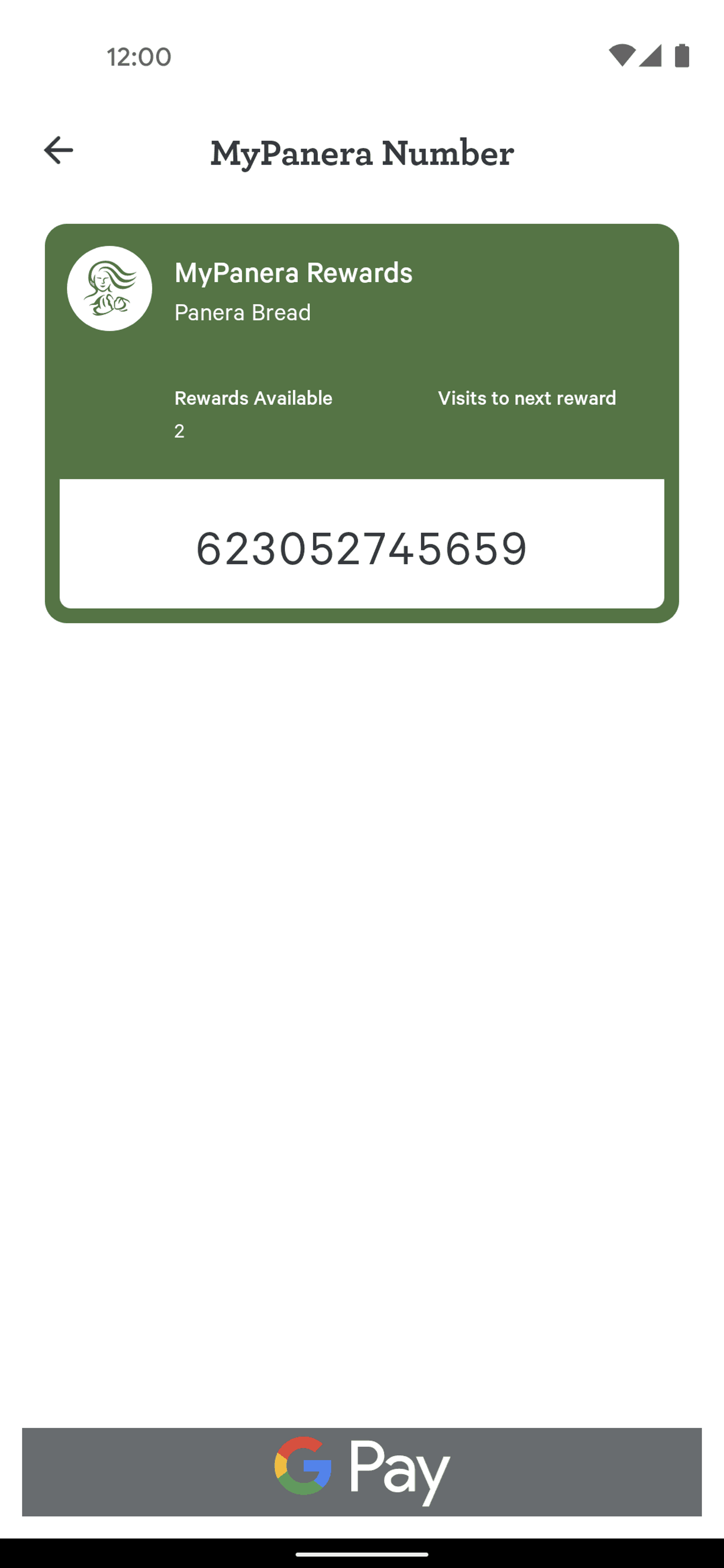 Panera Bread Android Food & Drink interface screenshot 22