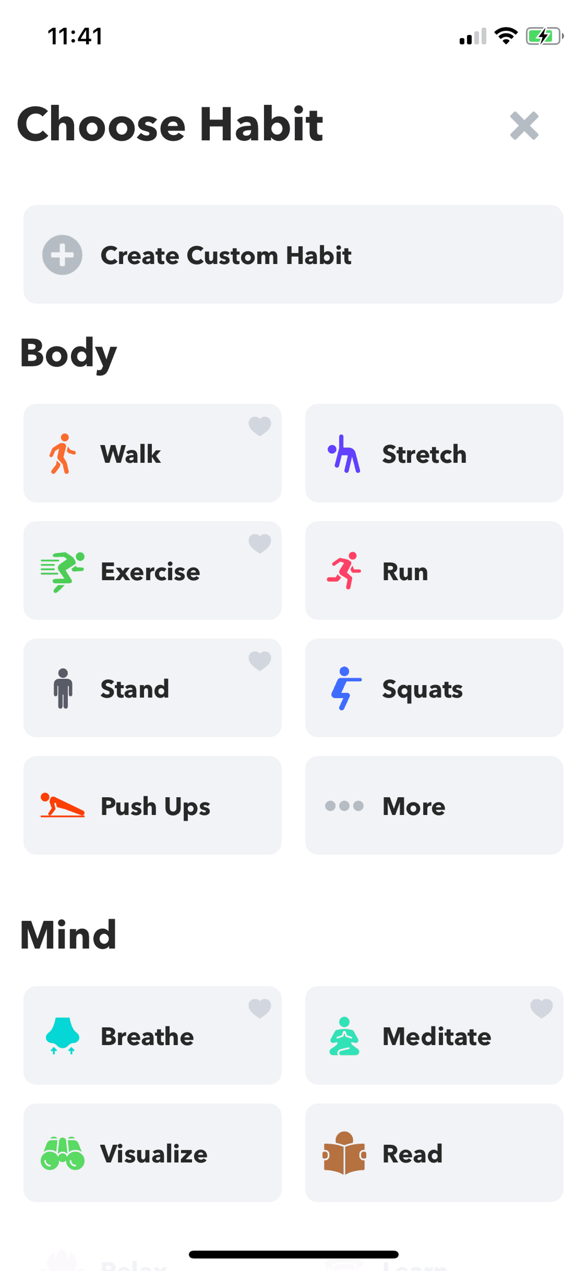HabitMinder iOS Health & Fitness interface screenshot 7