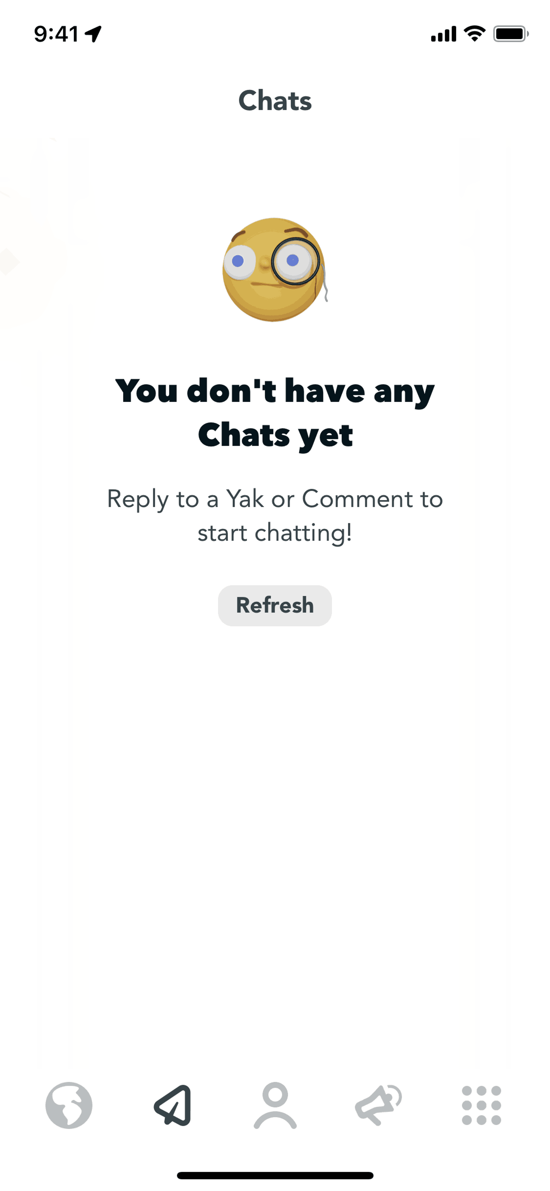 Yik Yak iOS Social Networking interface screenshot 2