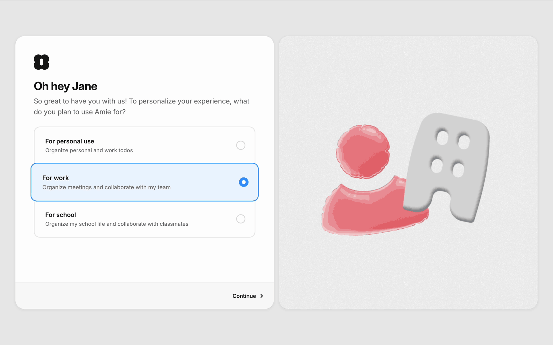 Amie Web AI interface screenshot 6