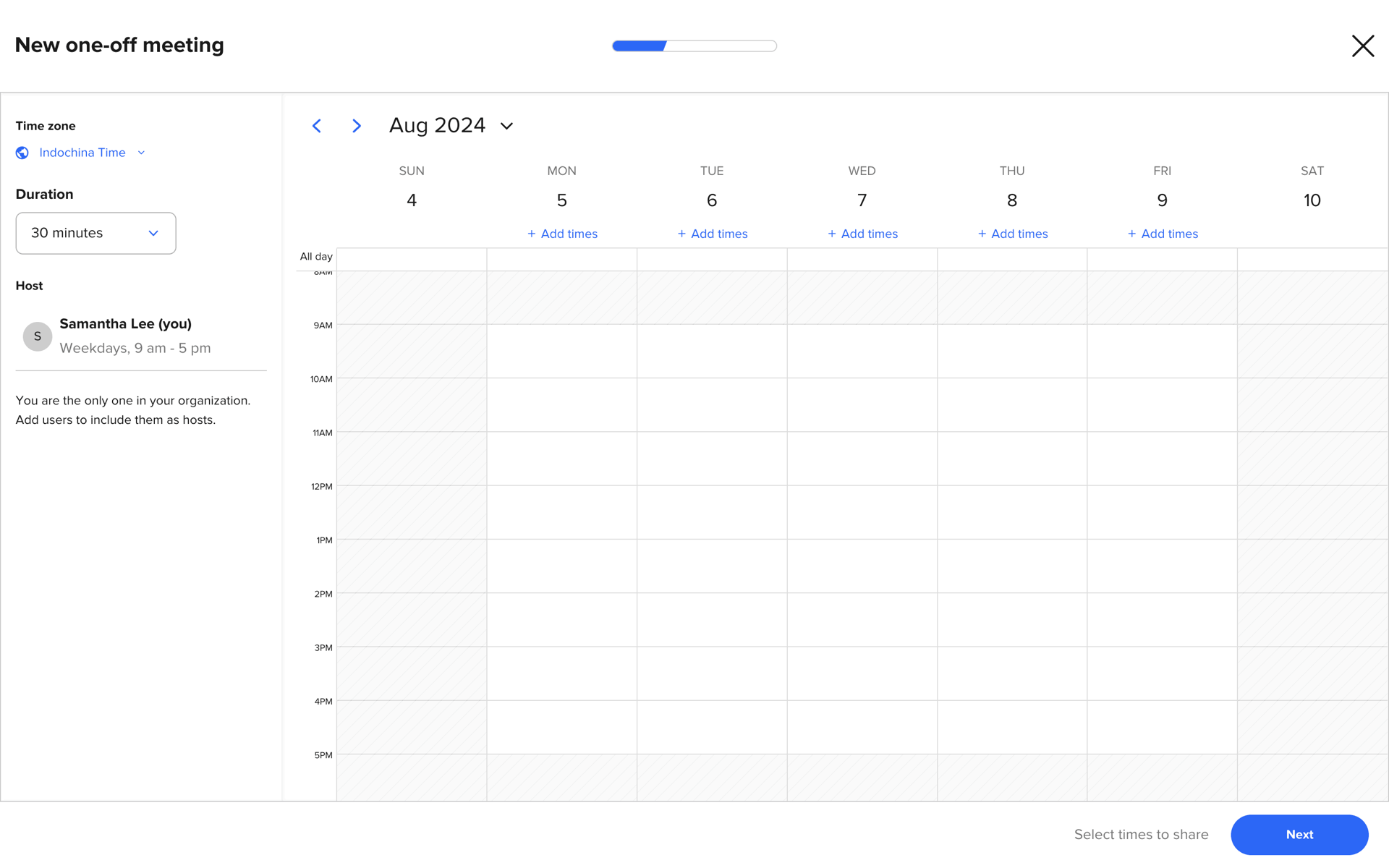 Calendly Web Business interface screenshot 7