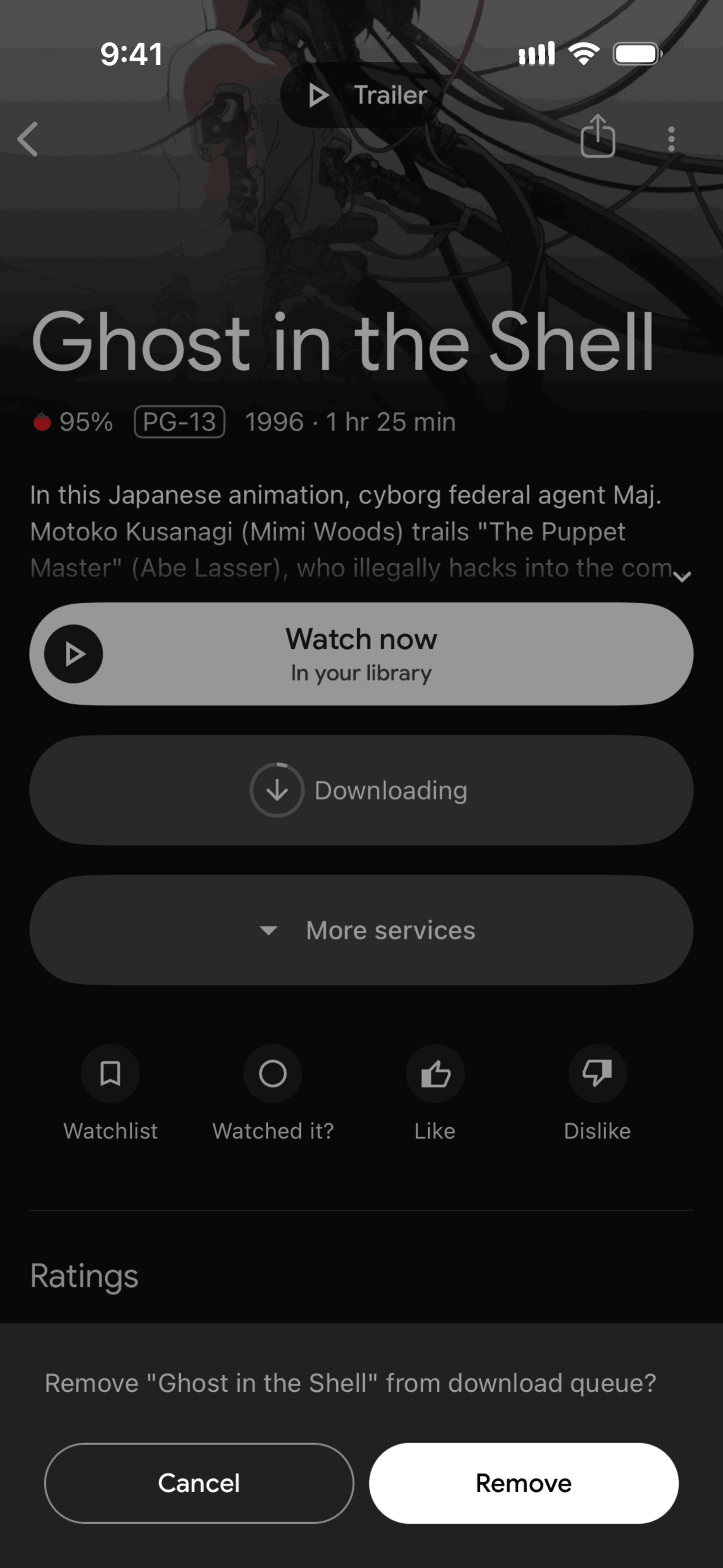 Google TV iOS Entertainment interface screenshot 24