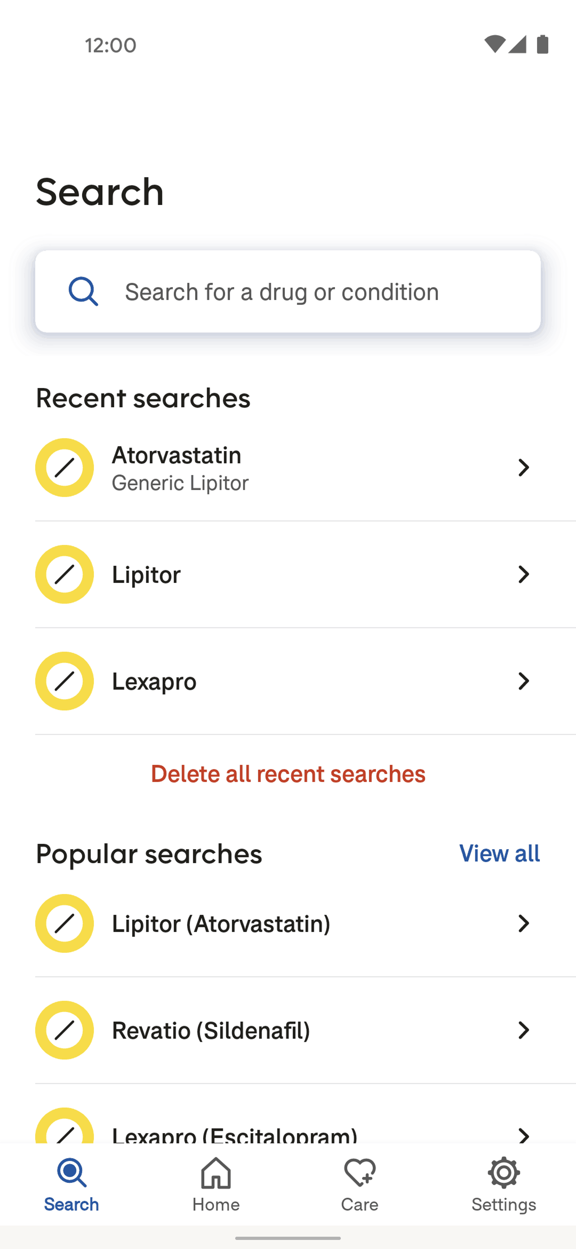 GoodRx Android Medical interface screenshot 8