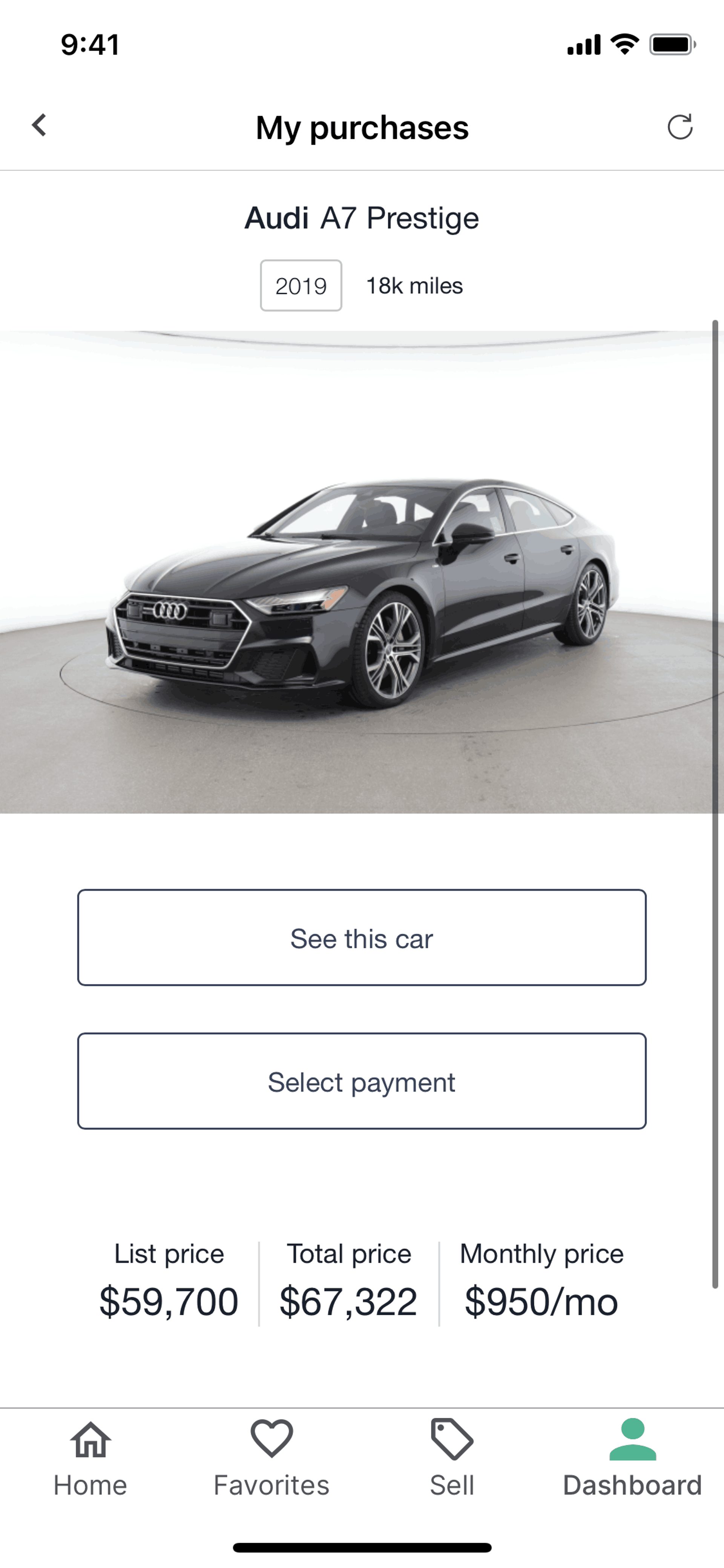 Shift iOS Shopping interface screenshot 24