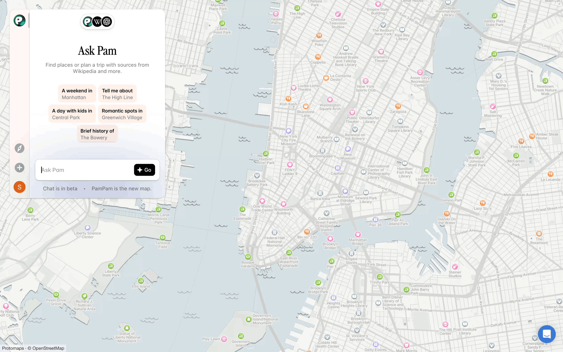 PamPam Web AI interface screenshot 4
