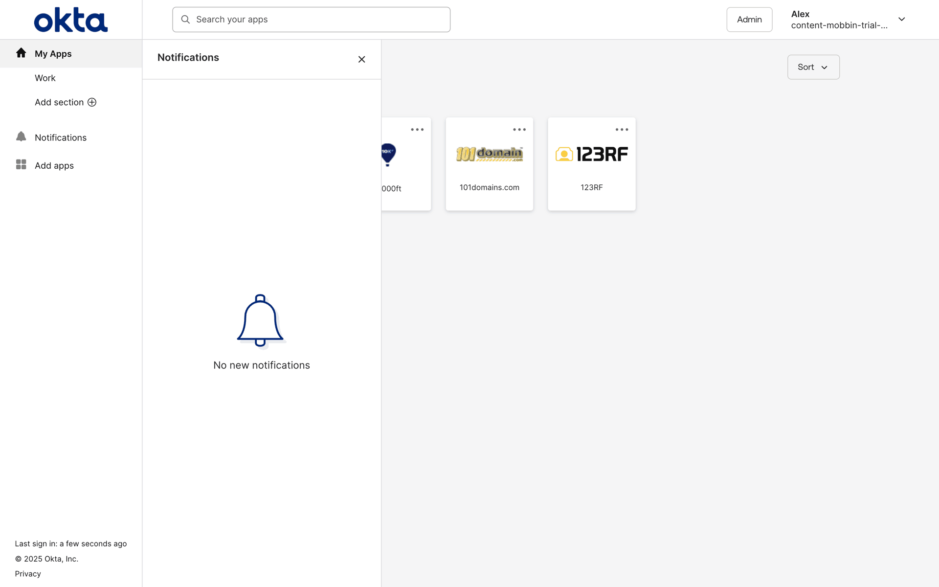 Okta Web Developer Tools interface screenshot 5