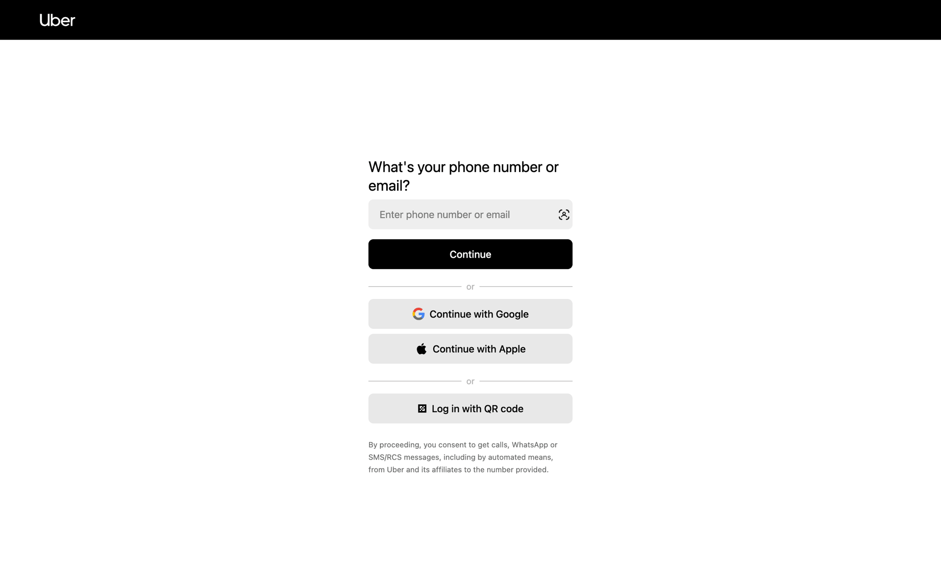 Uber Web Travel & Transportation interface screenshot 23