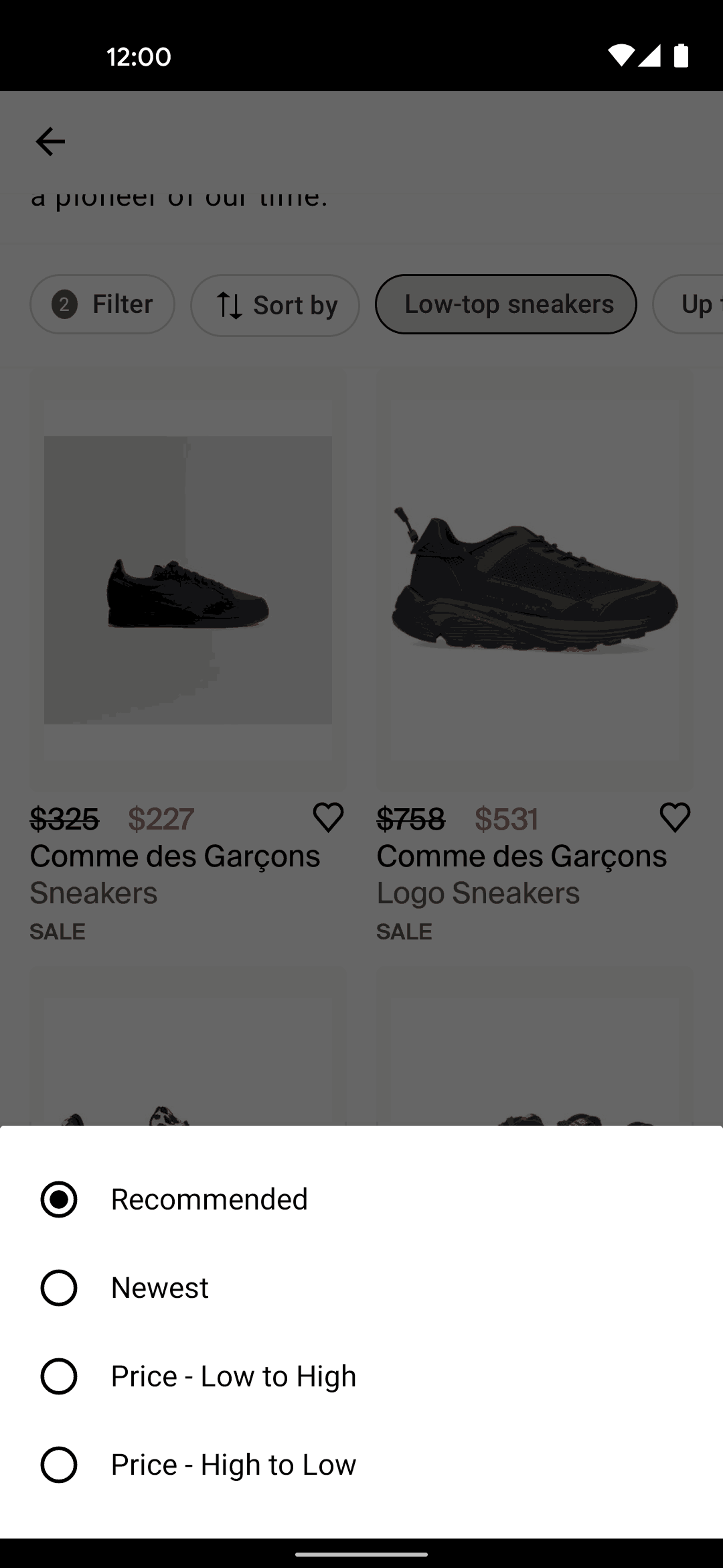 Lyst Android Shopping interface screenshot 19