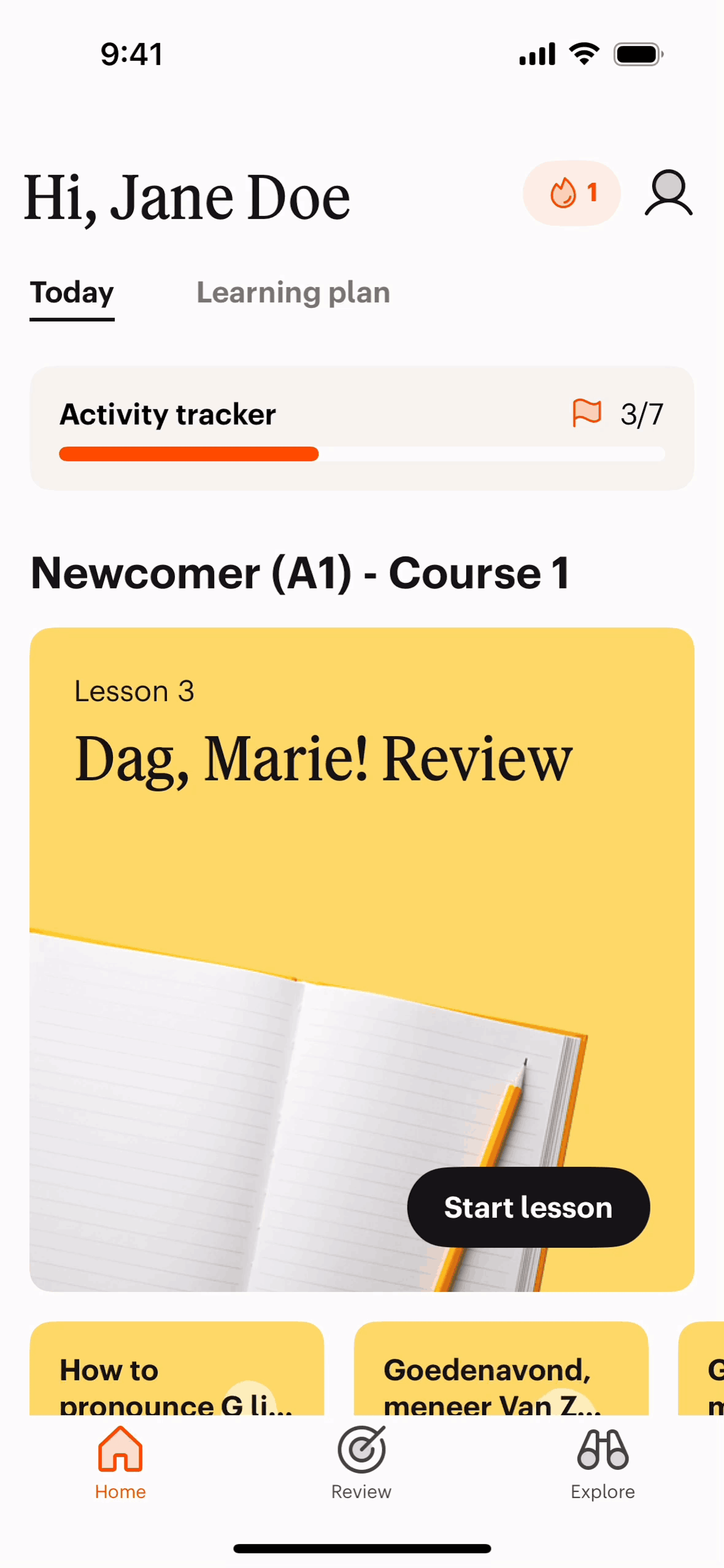 Babbel iOS Education interface screenshot 6