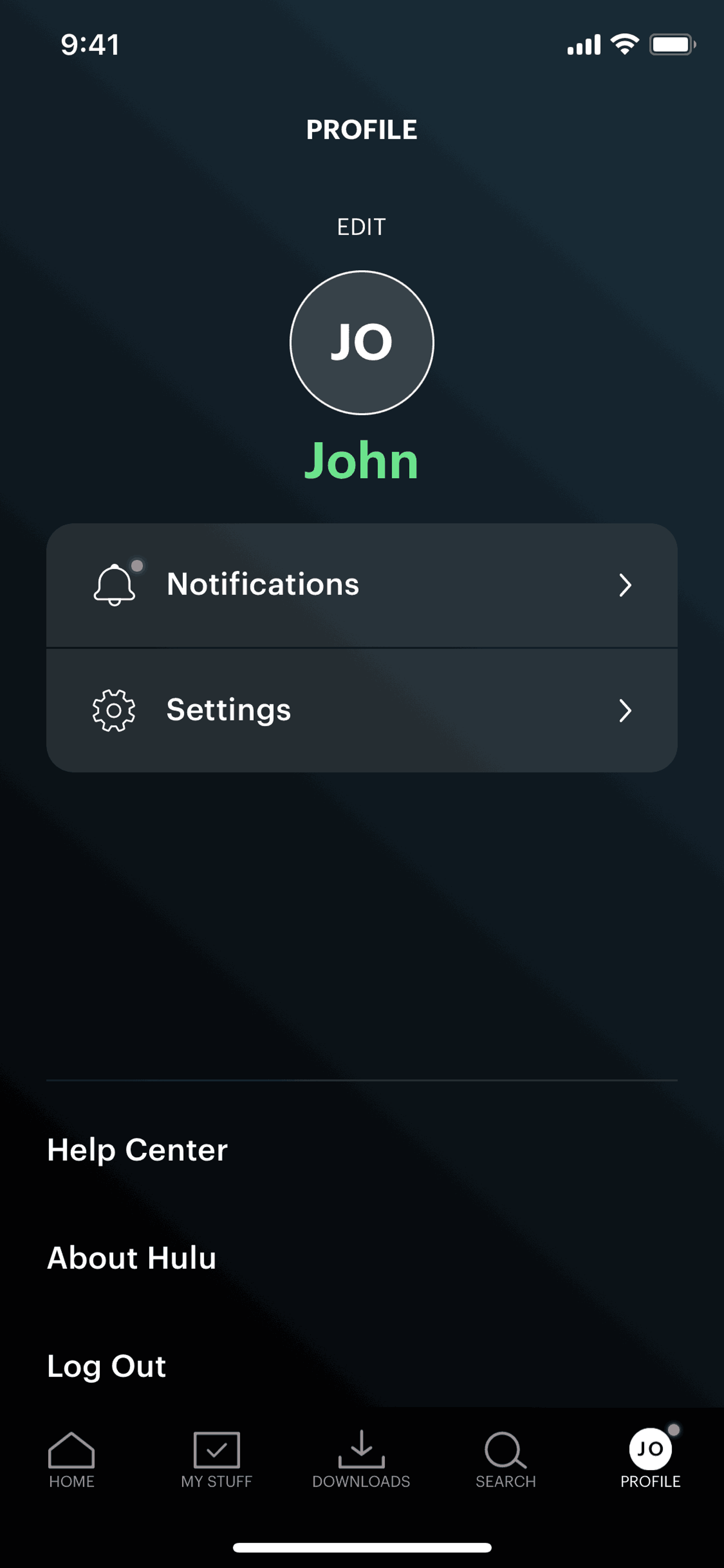 Hulu iOS Entertainment interface screenshot 4