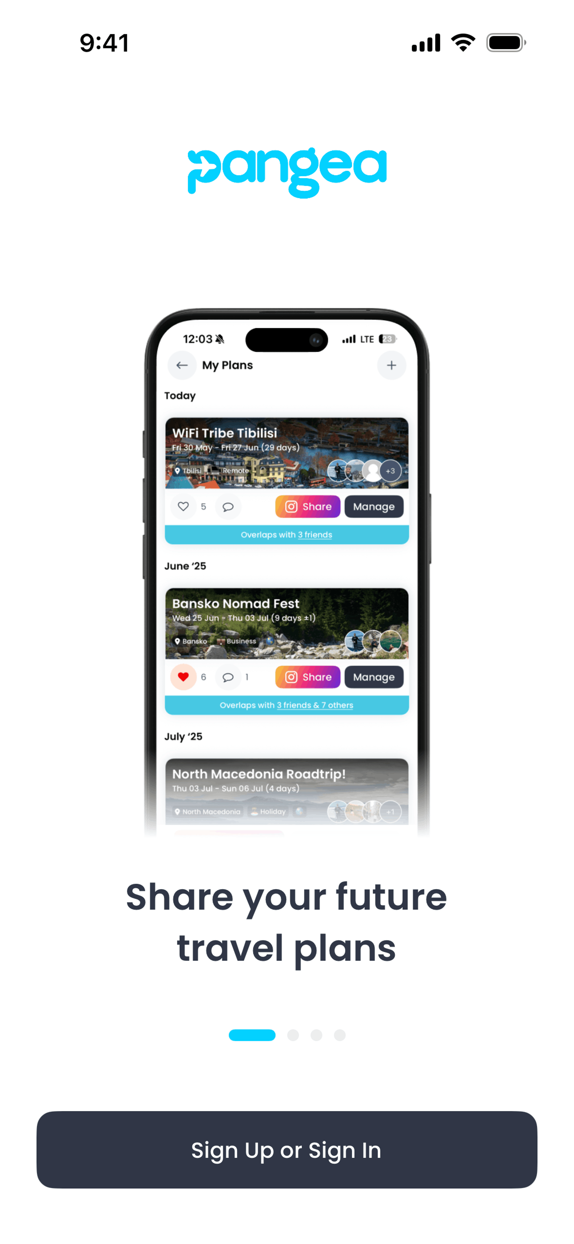 Pangea iOS Travel & Transportation interface screenshot 5