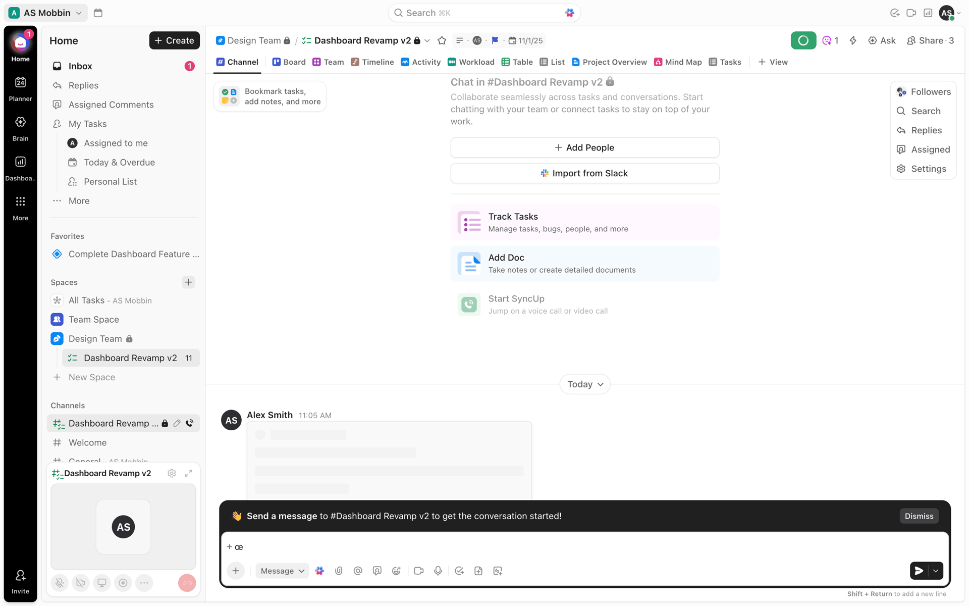 ClickUp Web Business interface screenshot 11