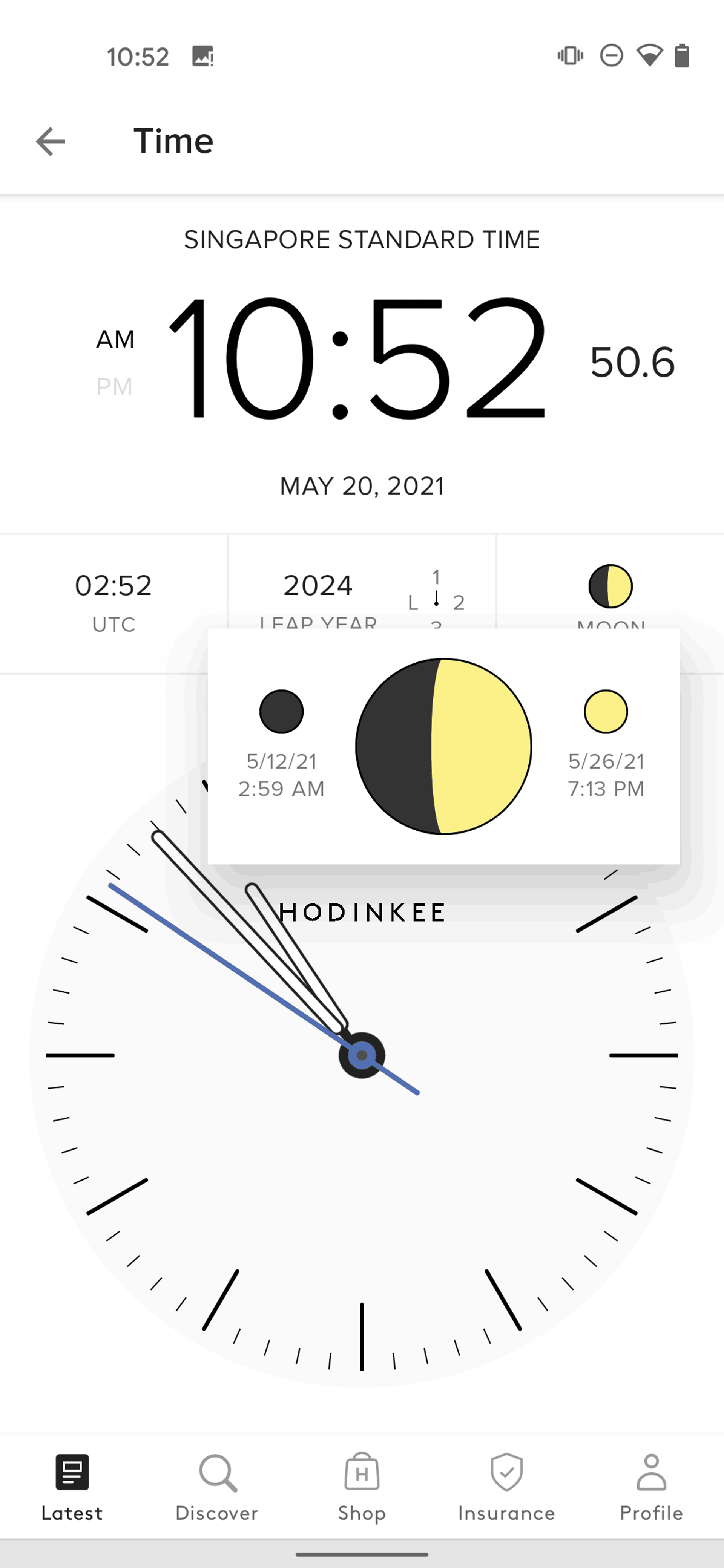HODINKEE Android Lifestyle interface screenshot 23