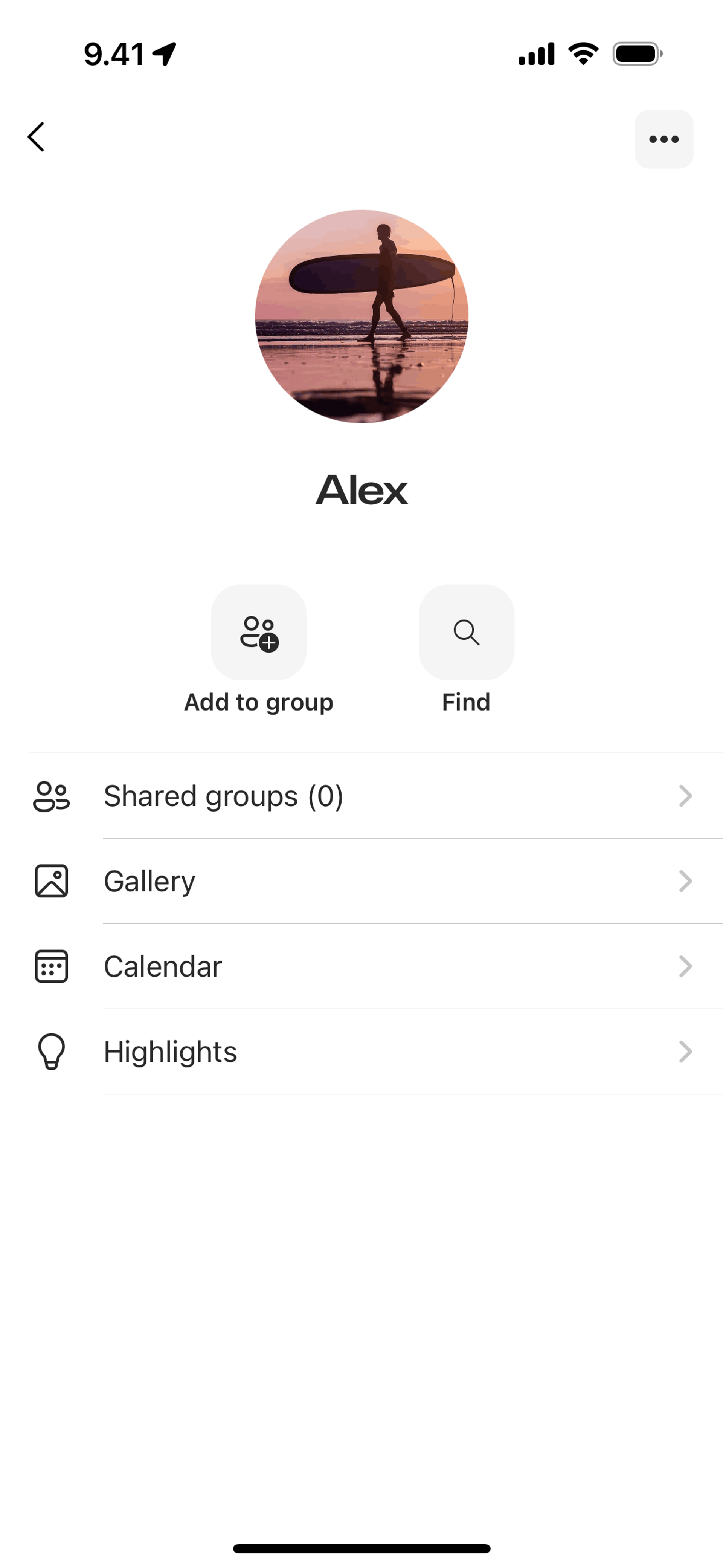 GroupMe iOS Social Networking interface screenshot 5