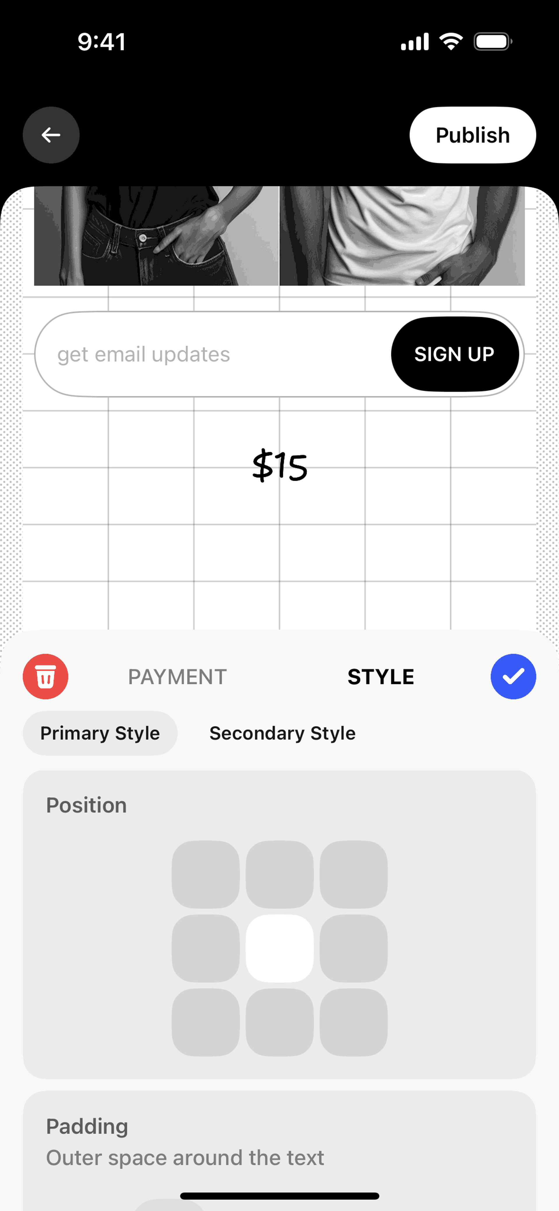 Universe iOS Productivity interface screenshot 7