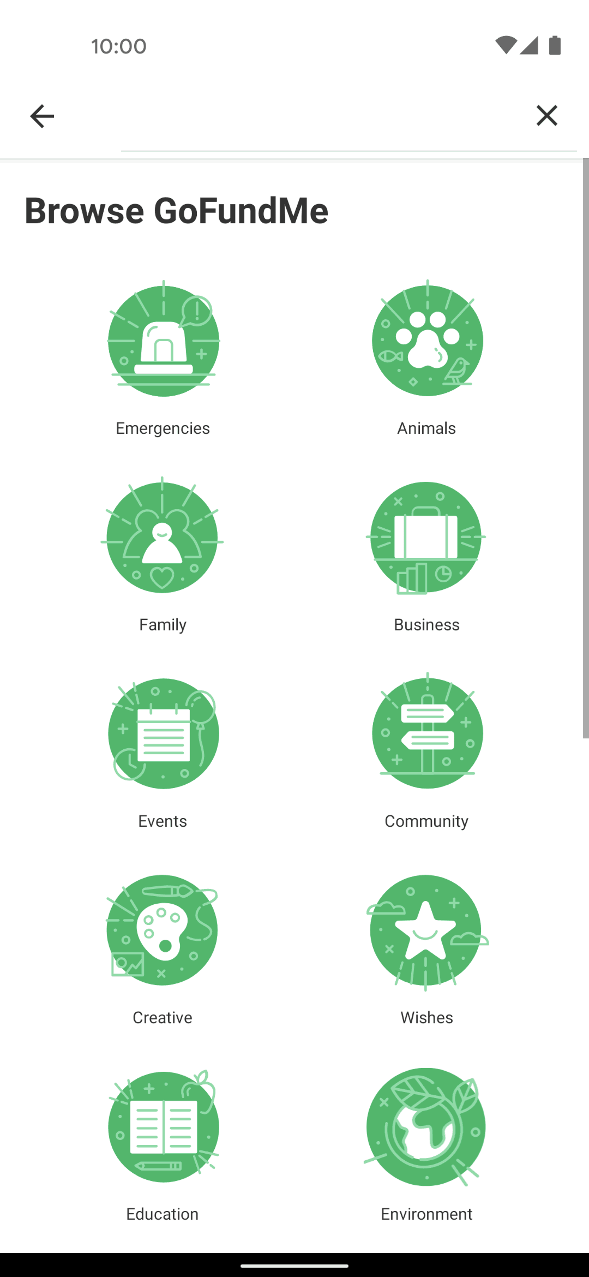 GoFundMe Android Social Networking interface screenshot 14