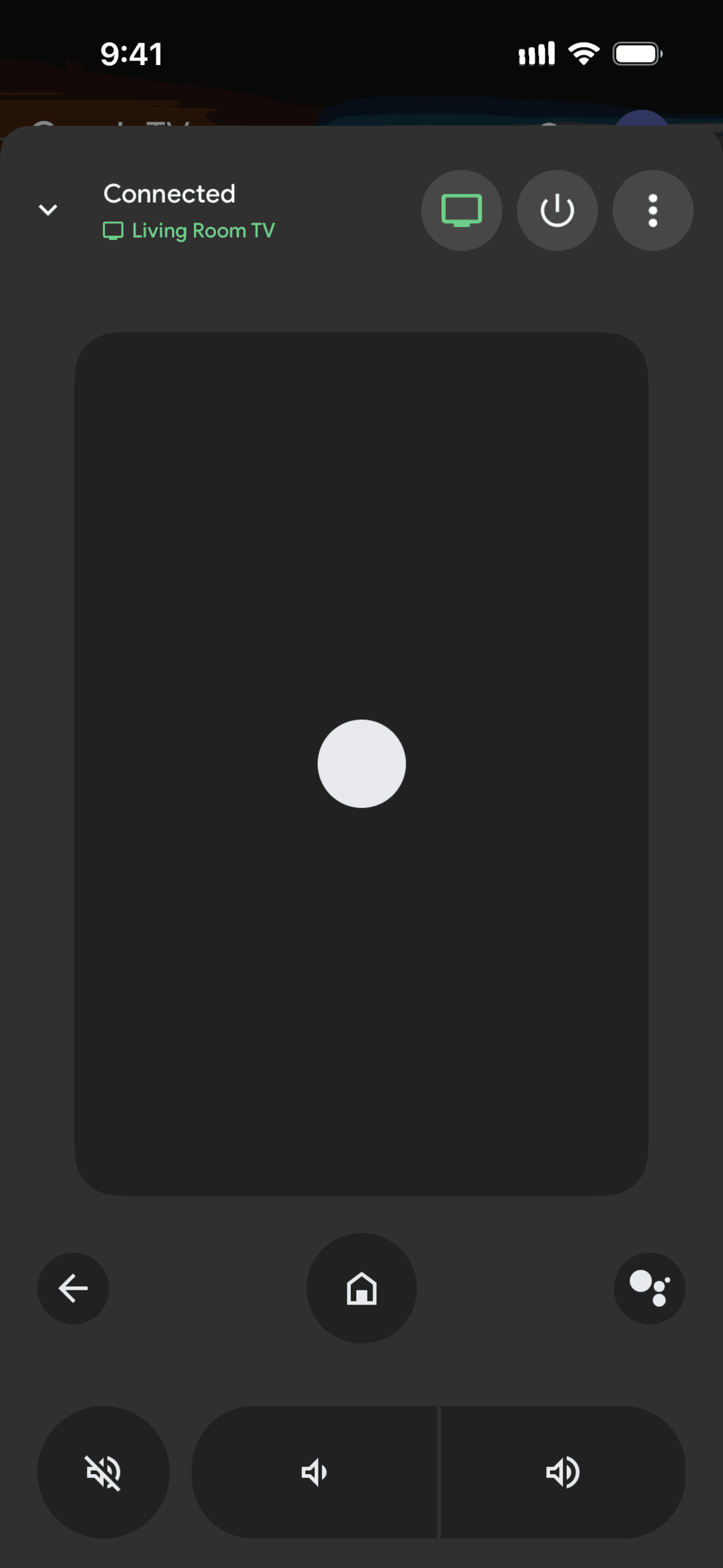 Google TV iOS Entertainment interface screenshot 13