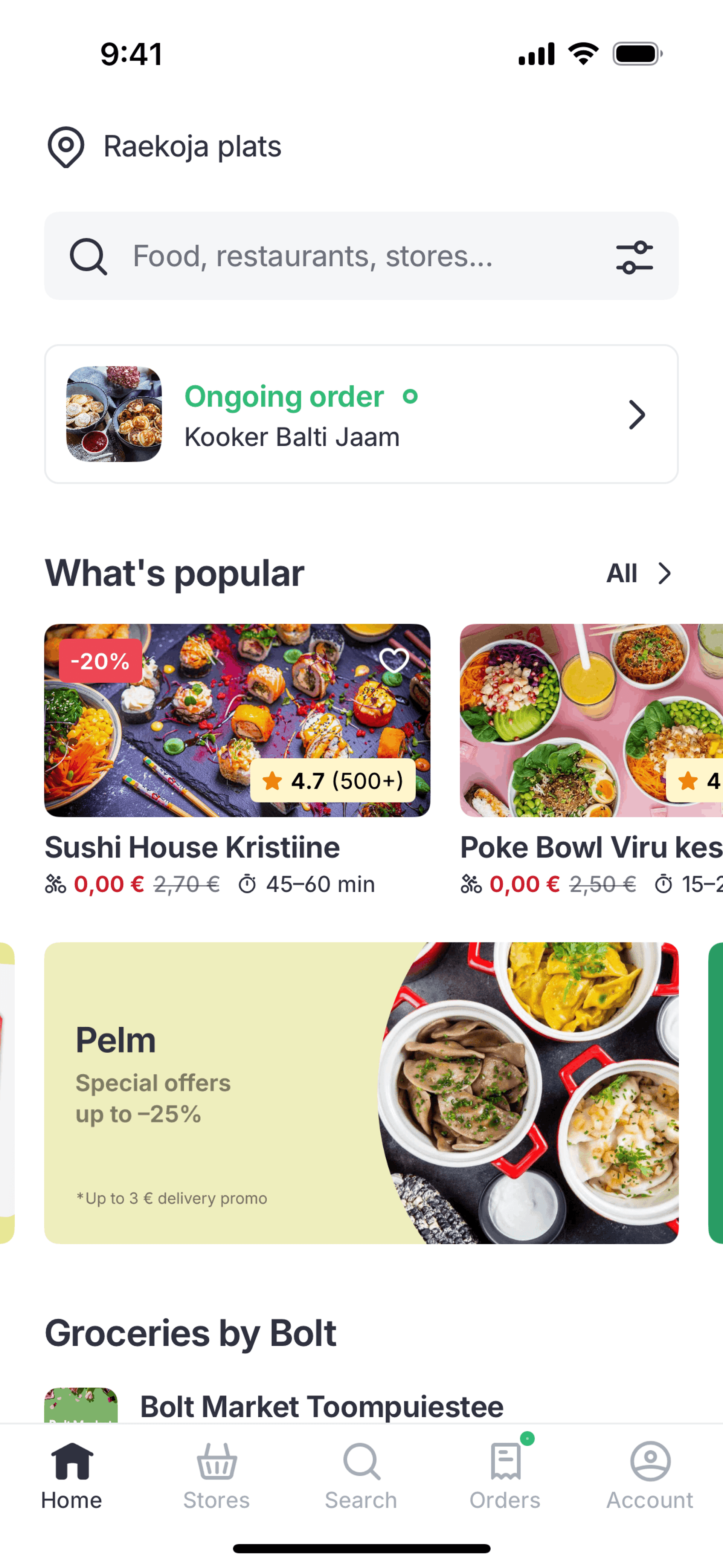 Bolt Food iOS Food & Drink interface screenshot 17