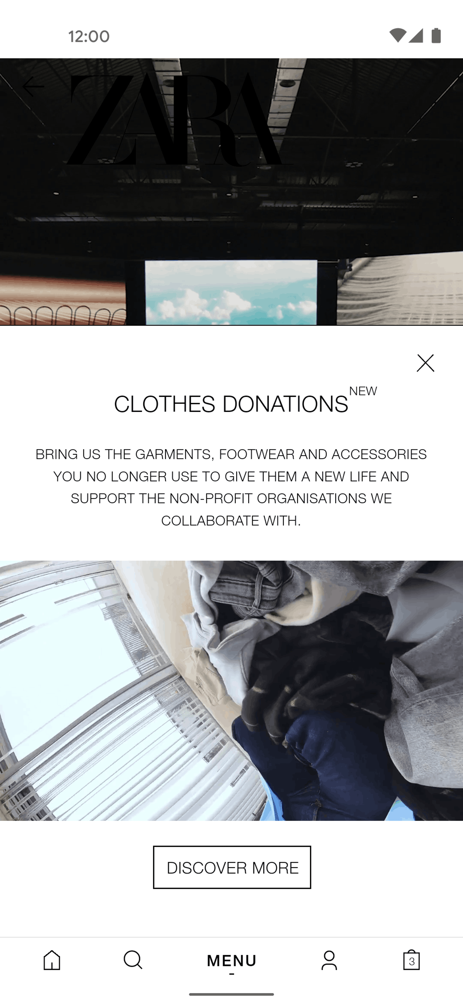 ZARA Android Shopping interface screenshot 7