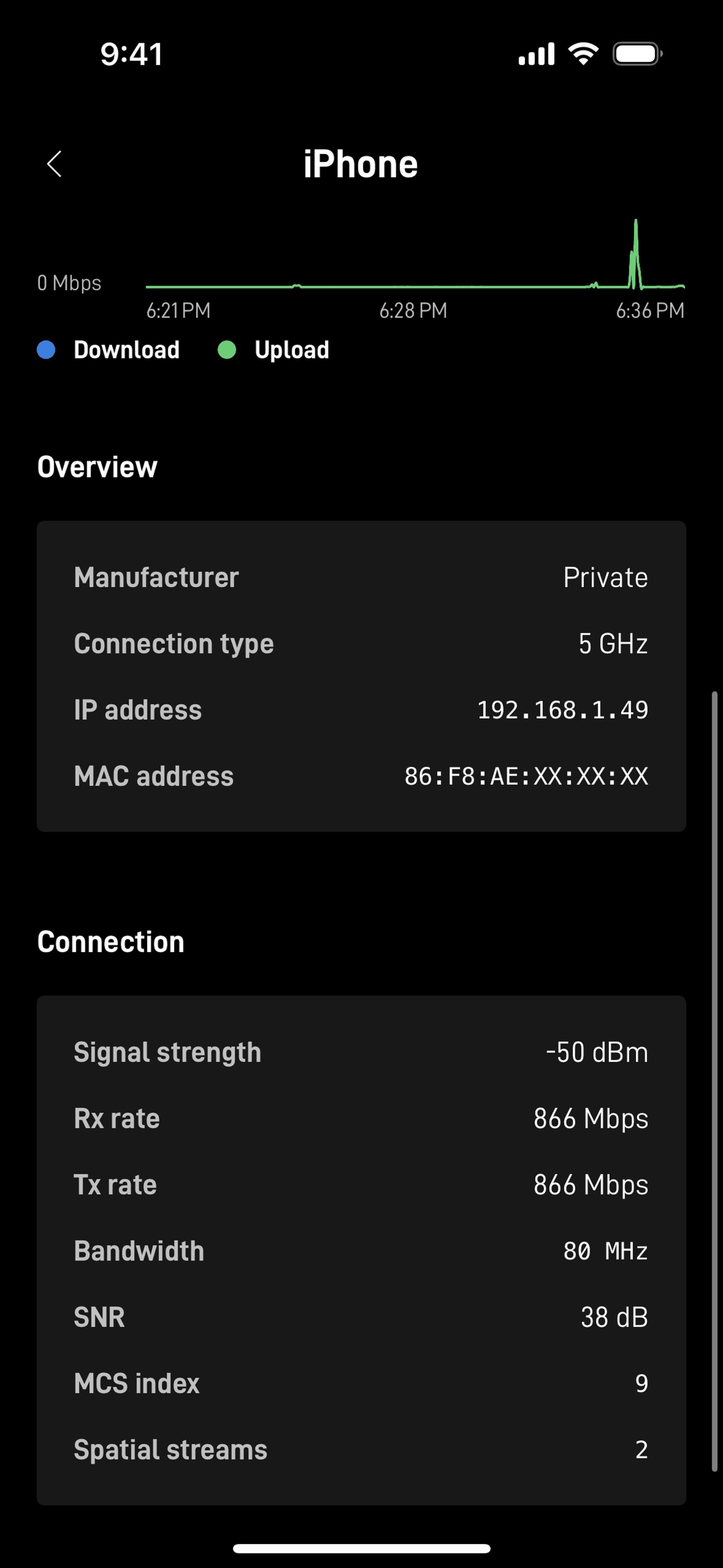Starlink iOS Utilities interface screenshot 20