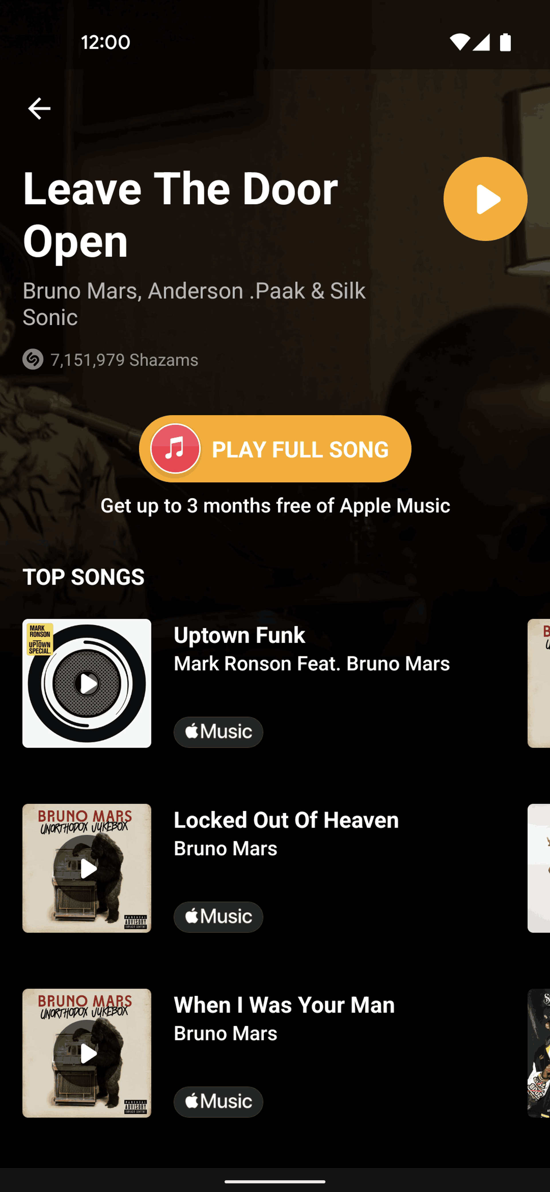 Shazam Android Music & Audio interface screenshot 7