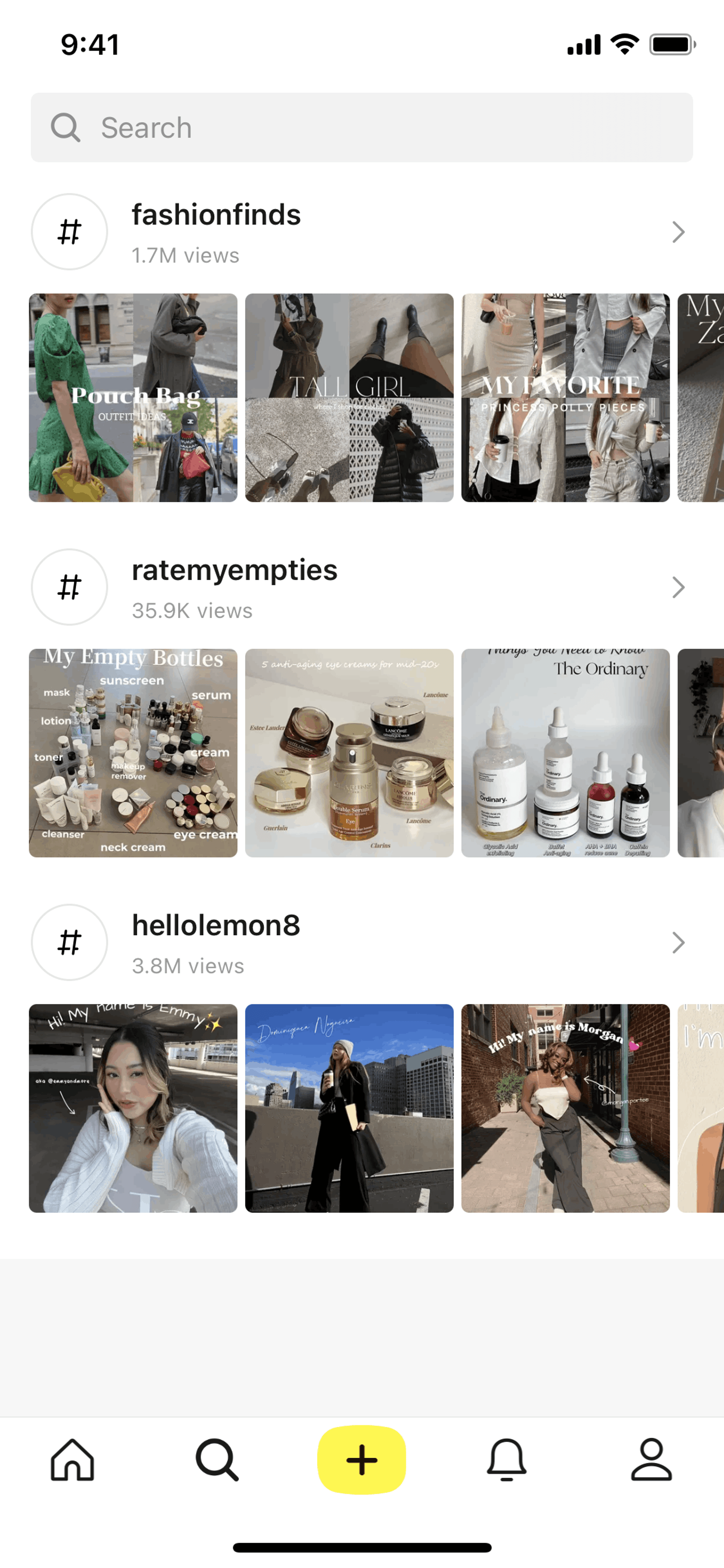 Lemon8 iOS Social Networking interface screenshot 7
