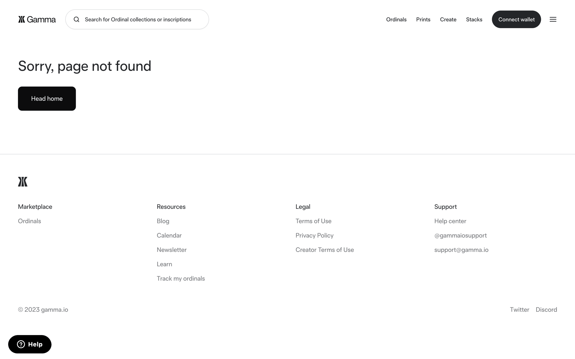 Gamma Web Crypto & Web3 interface screenshot 5