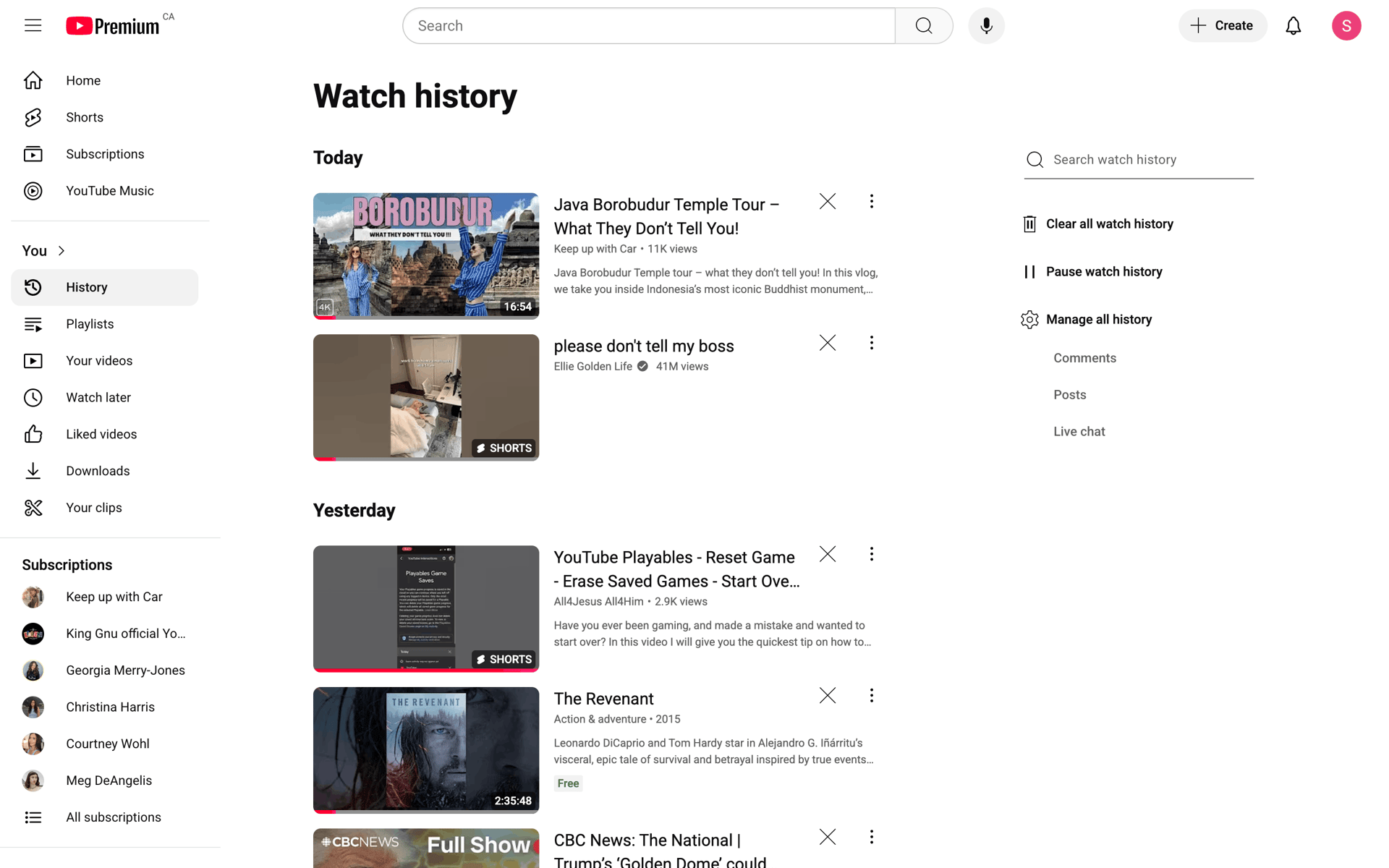 YouTube Web Photo & Video interface screenshot 14