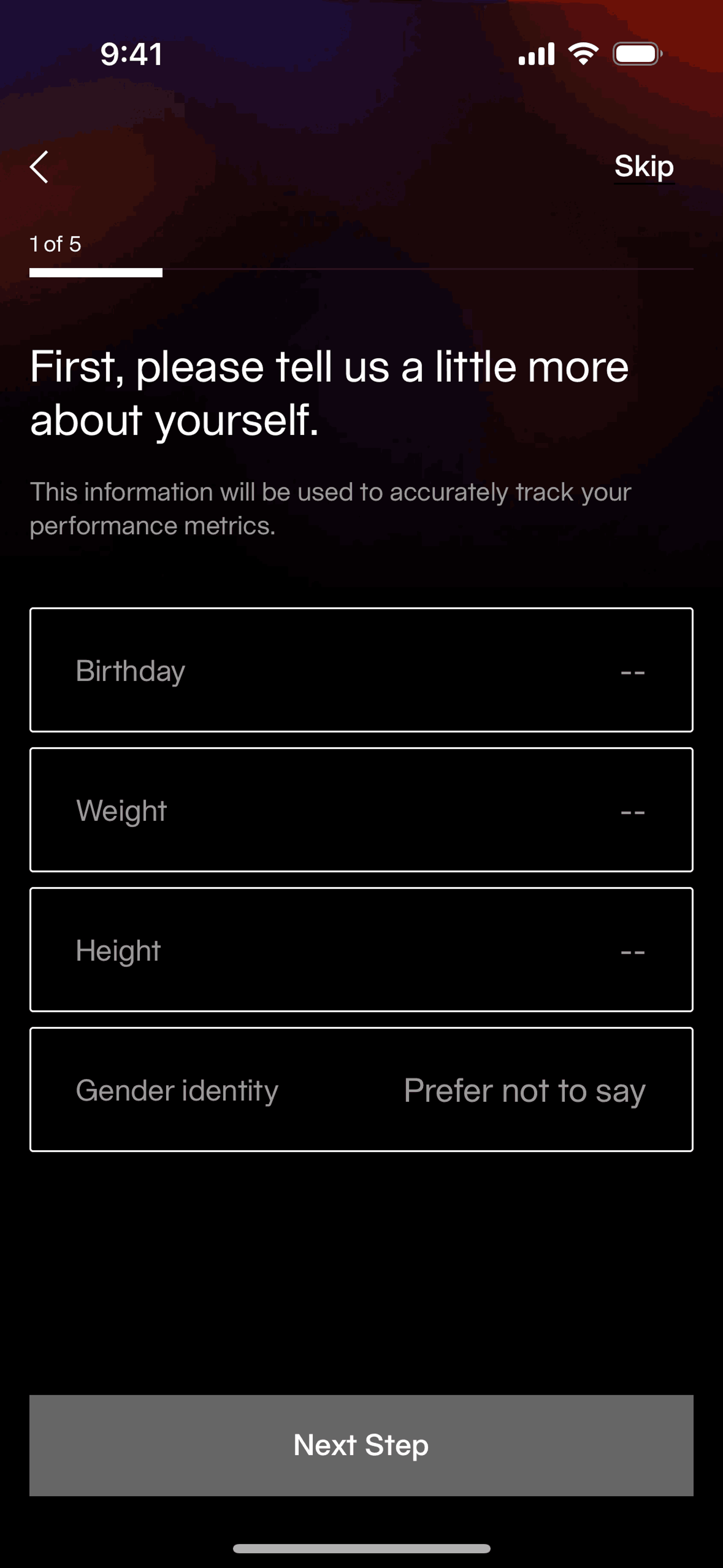 Equinox+ iOS Health & Fitness interface screenshot 15