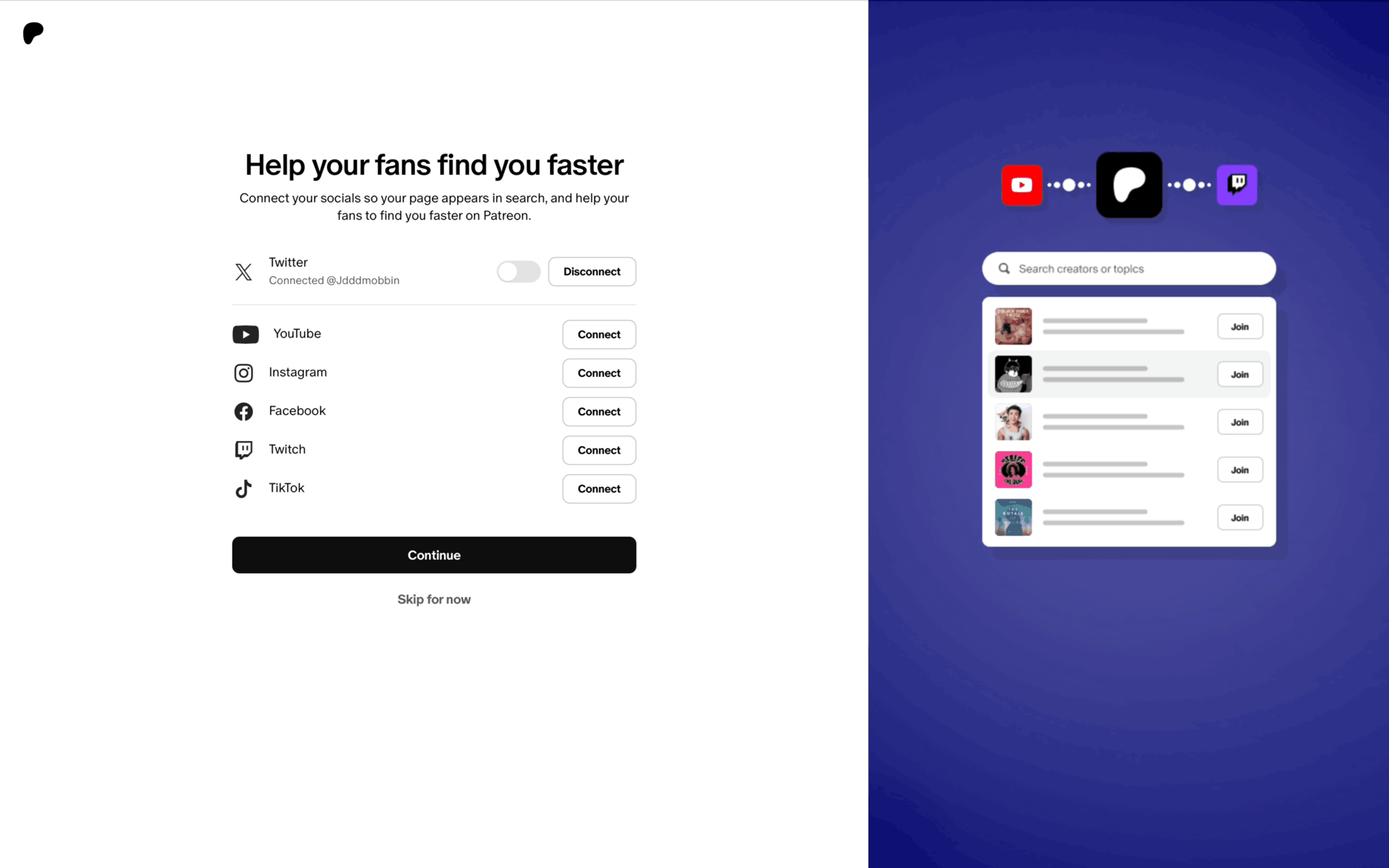 Patreon Web Social Networking interface screenshot 15