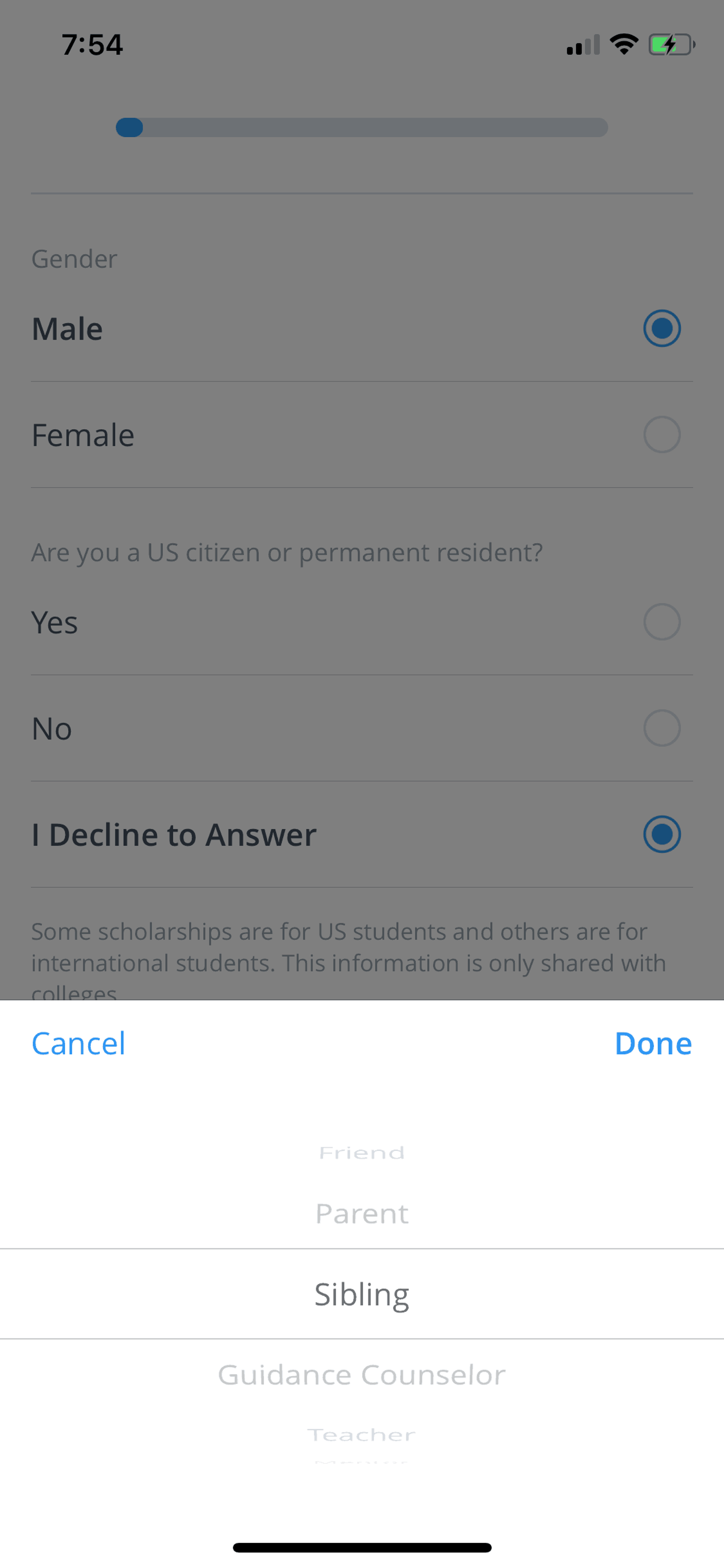 RaiseMe iOS Education interface screenshot 10