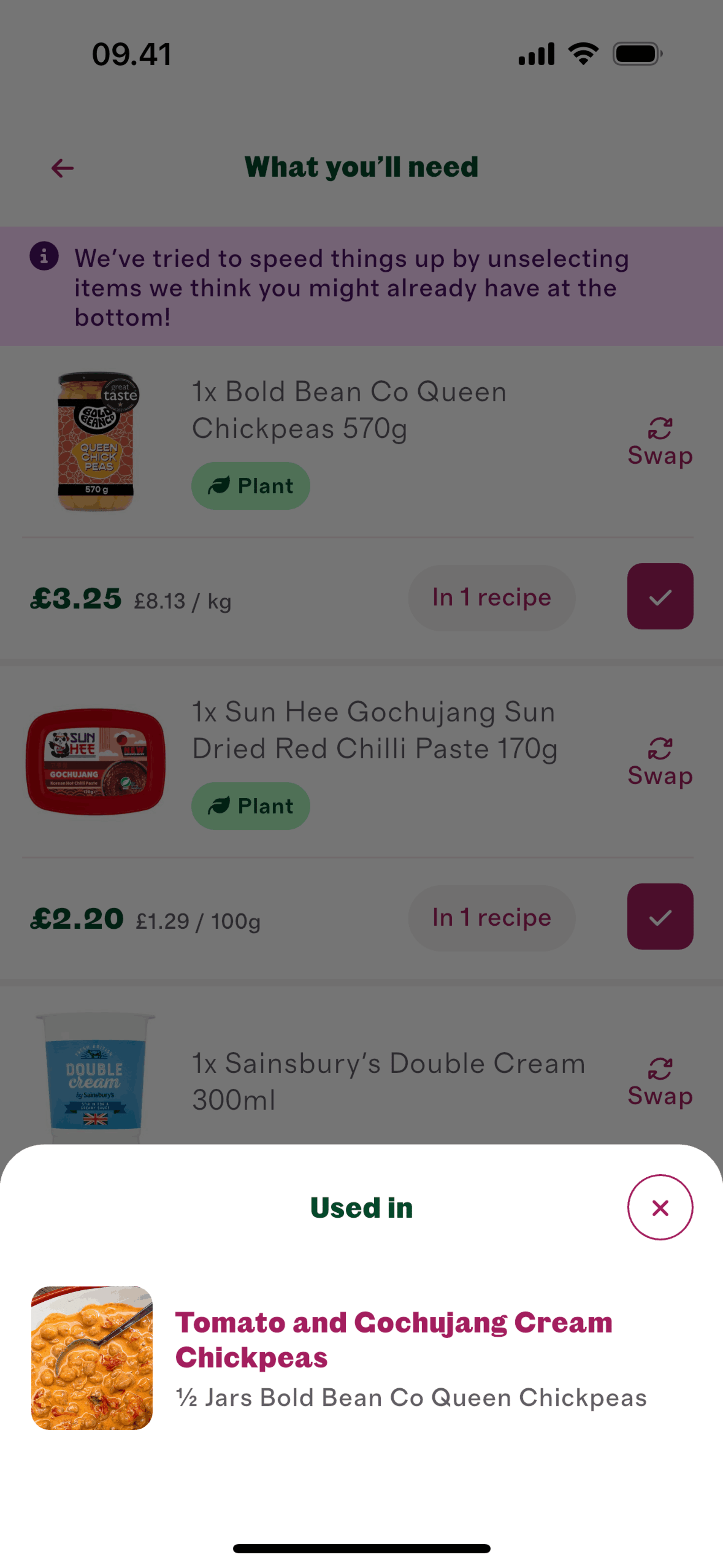 Cherrypick iOS Food & Drink interface screenshot 21