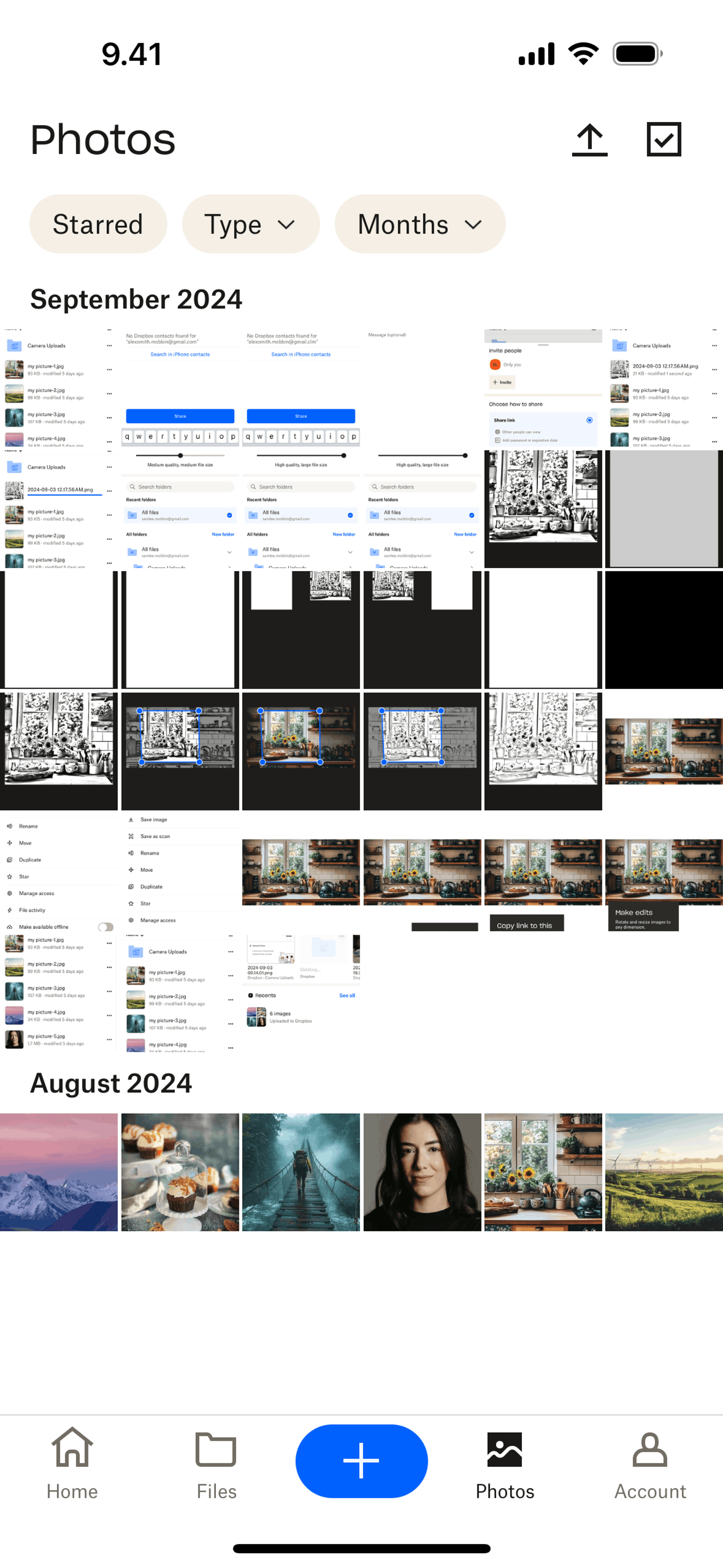 Dropbox iOS Productivity interface screenshot 7