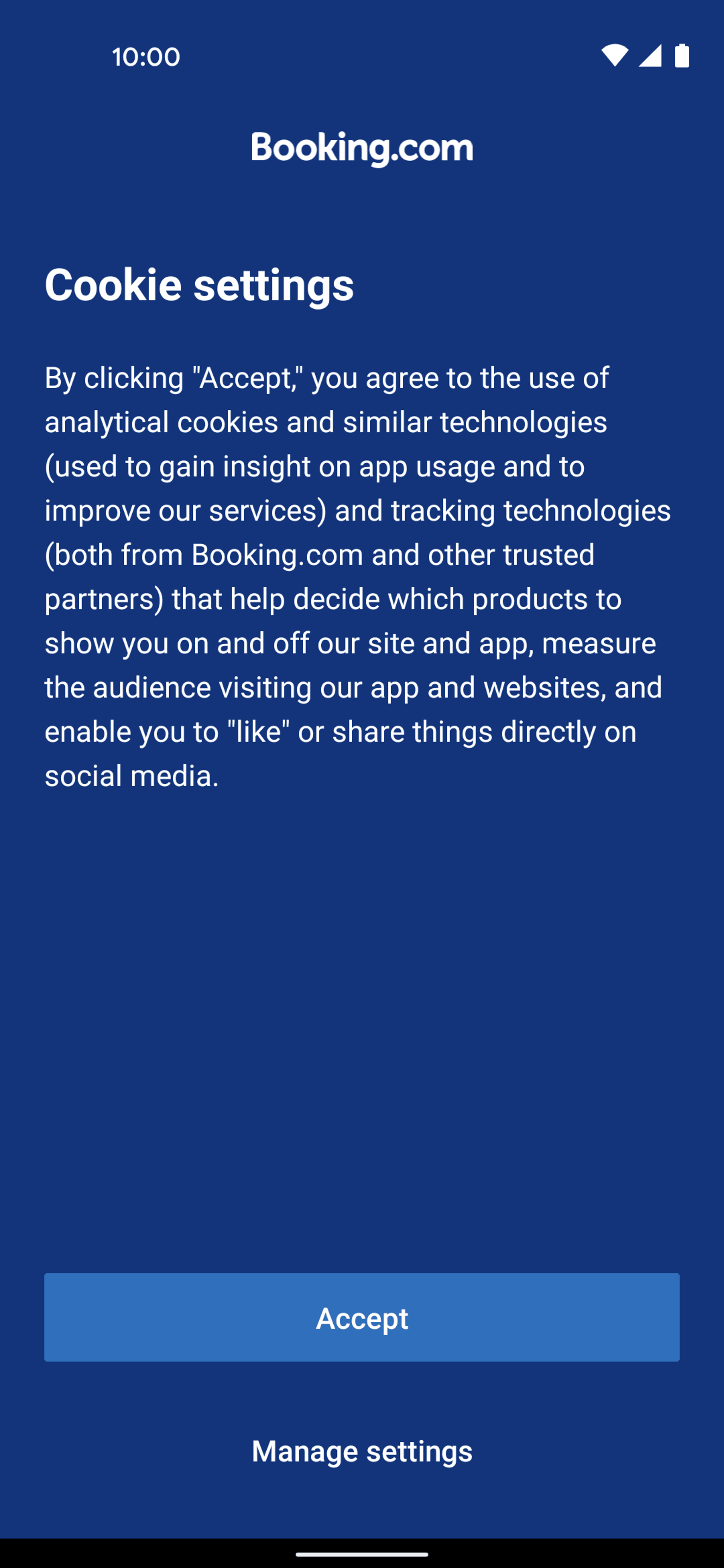 Booking.com Android Travel & Transportation interface screenshot 2
