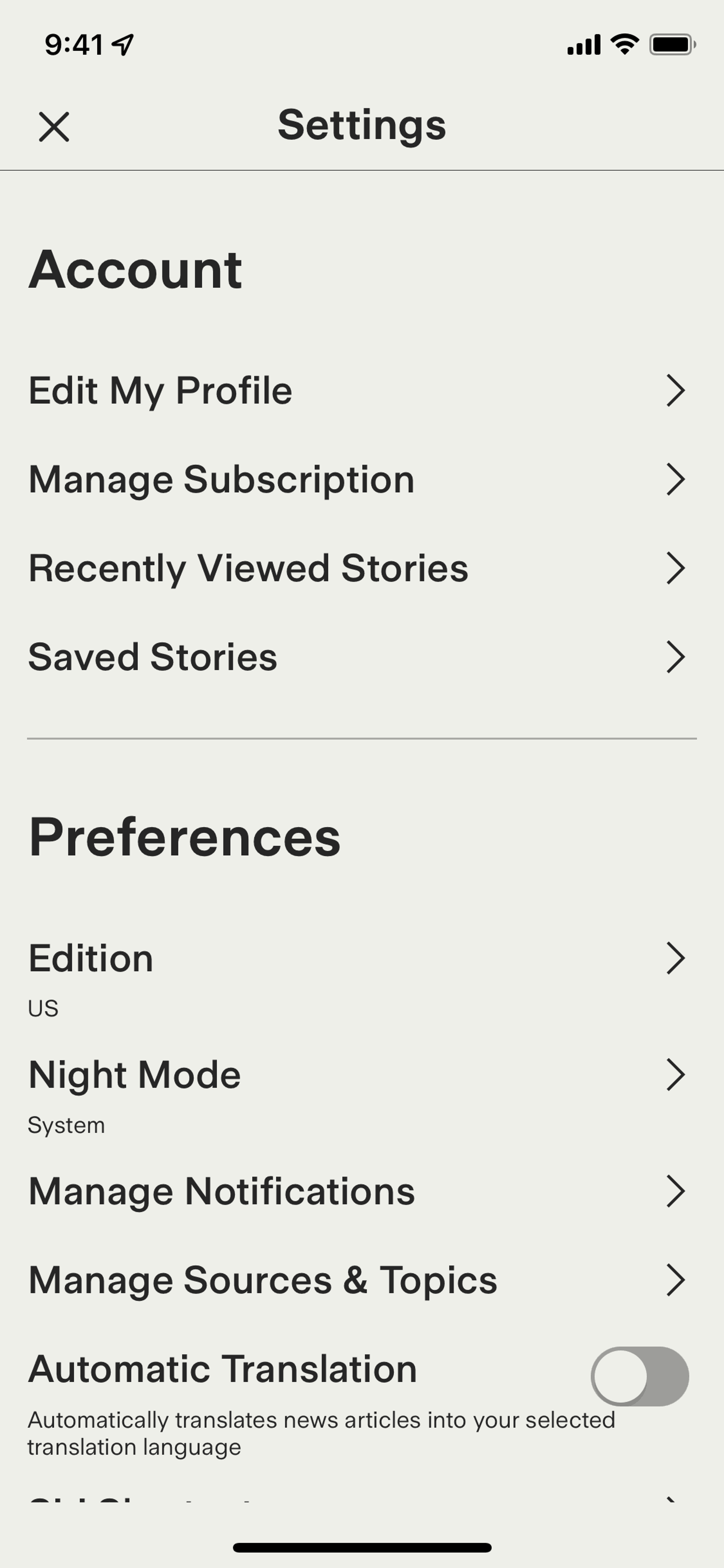 Ground News iOS News interface screenshot 14