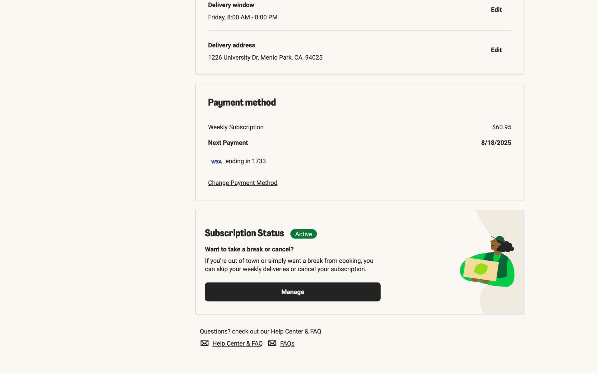 HelloFresh Web Lifestyle interface screenshot 11