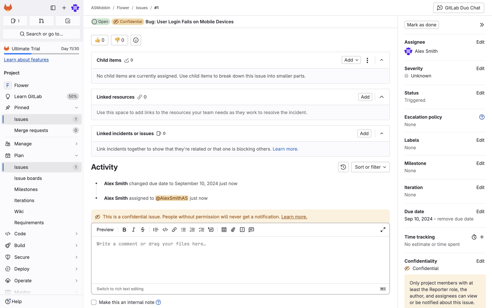 GitLab Web Developer Tools interface screenshot 2