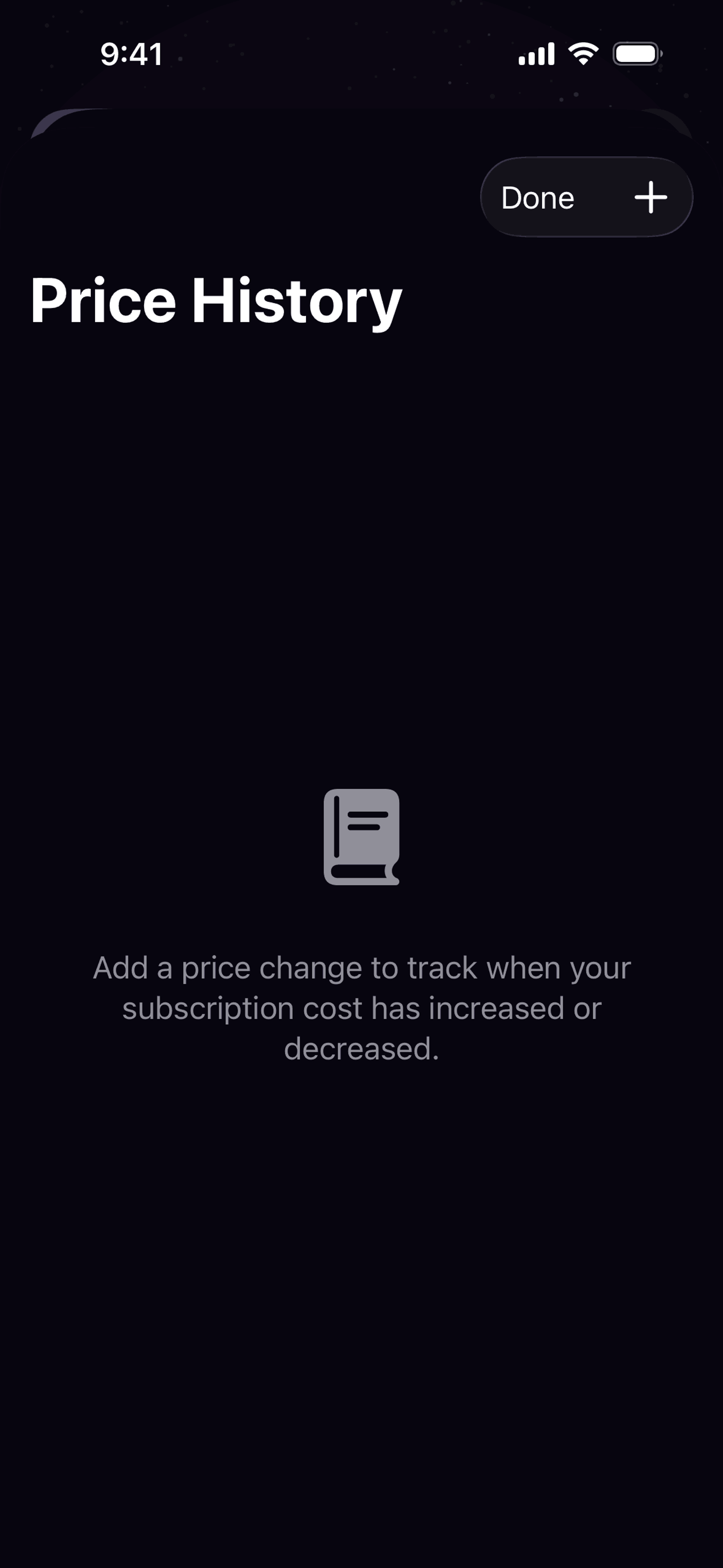 Orbit iOS Finance interface screenshot 14