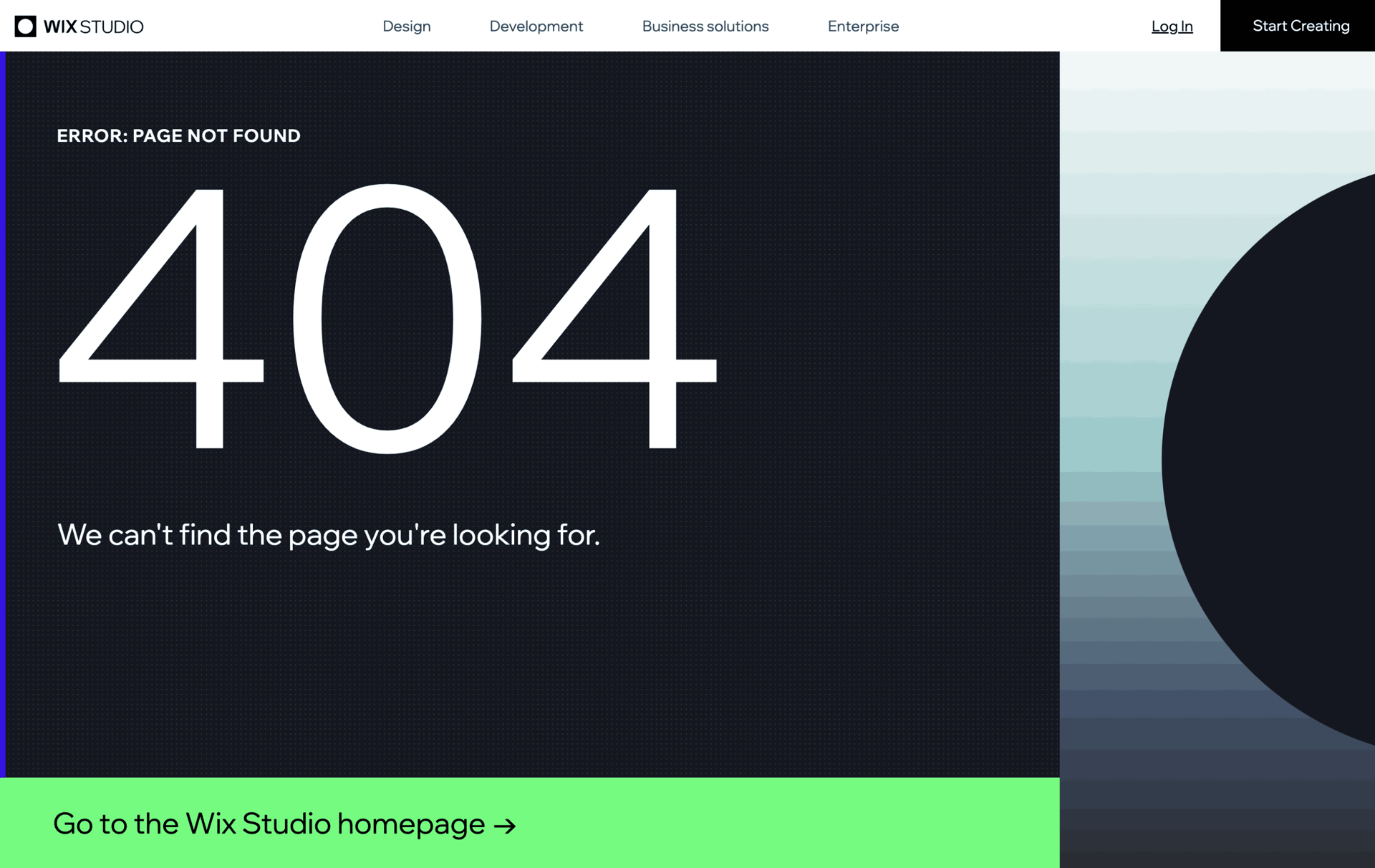 Wix Web Business interface screenshot 3