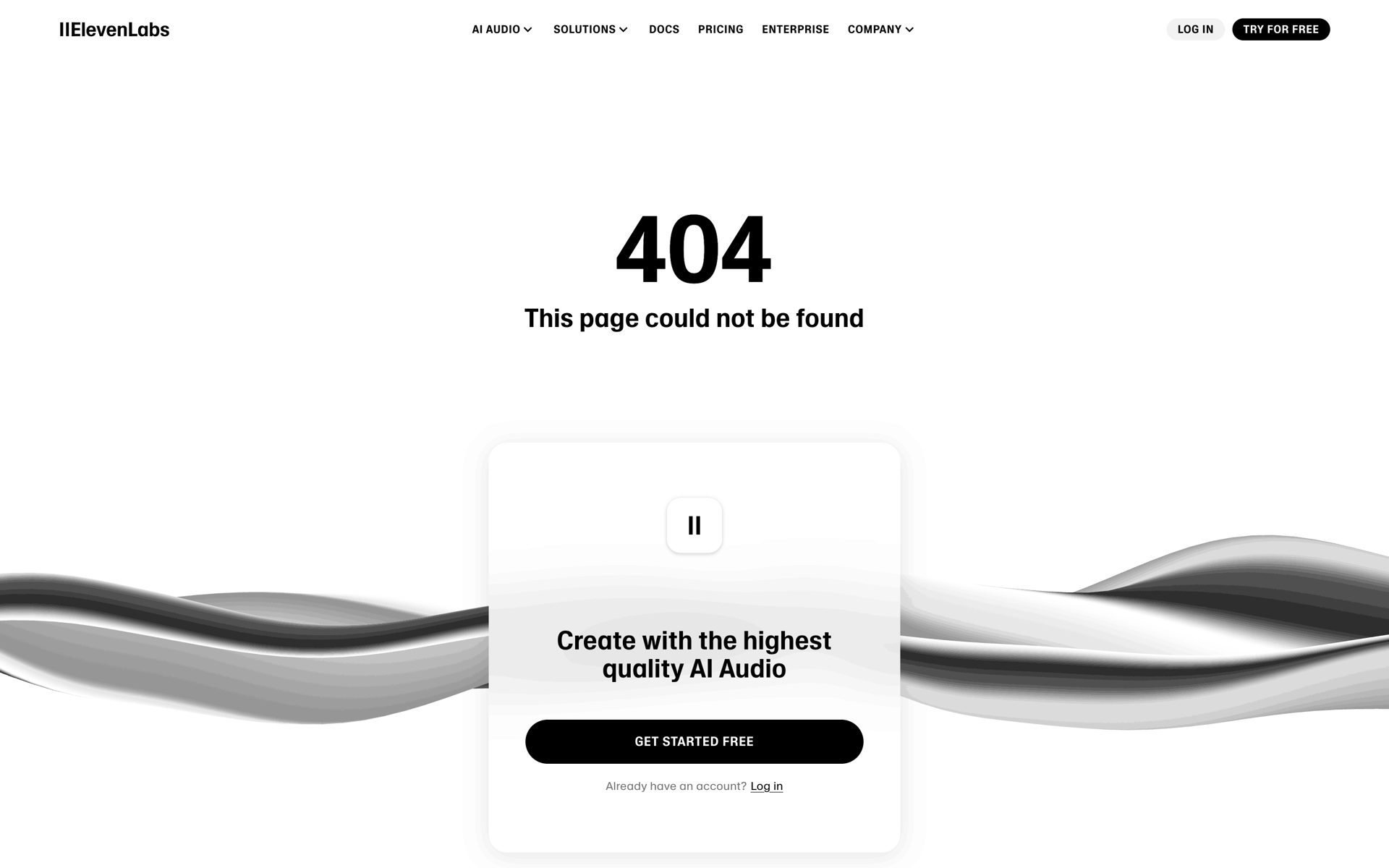 ElevenLabs Web AI interface screenshot 3