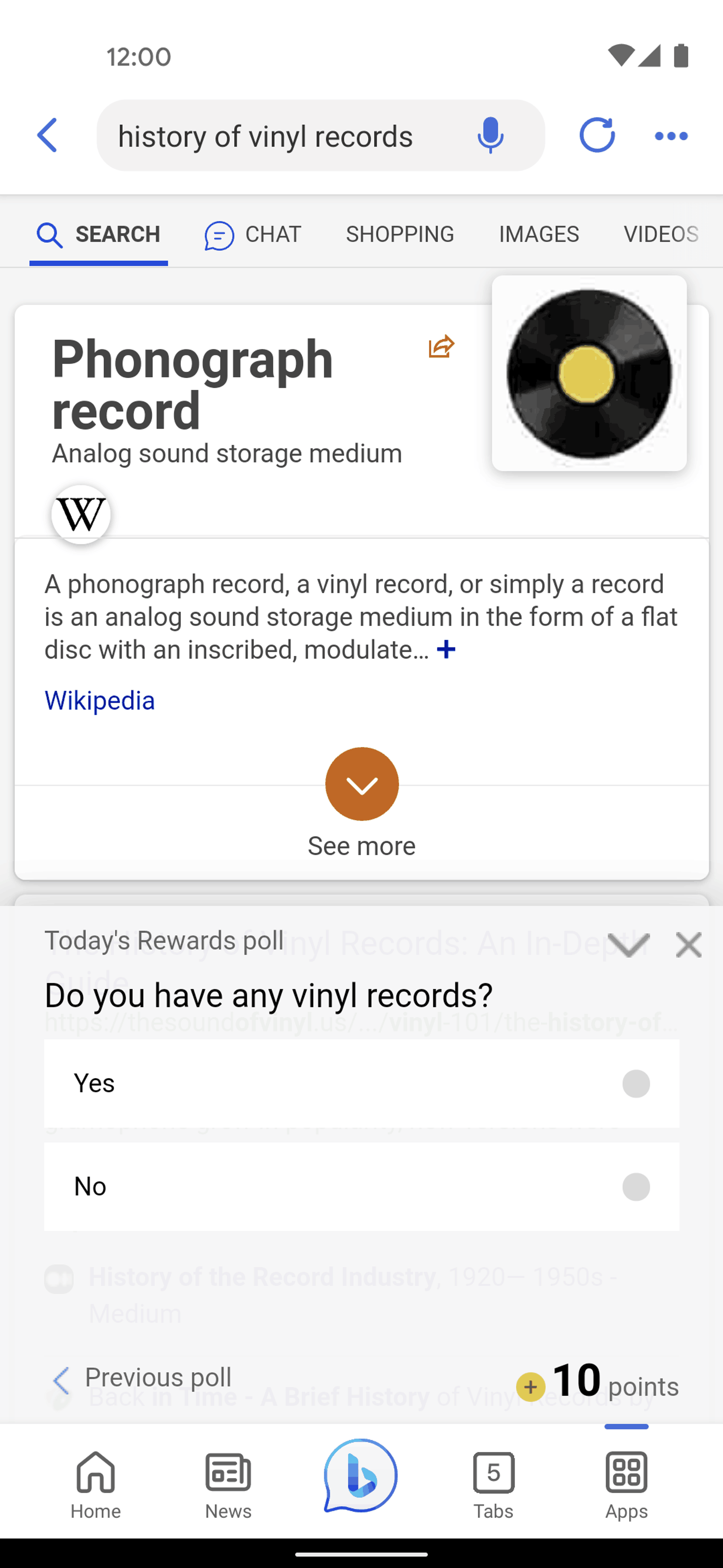 Bing Android AI interface screenshot 22