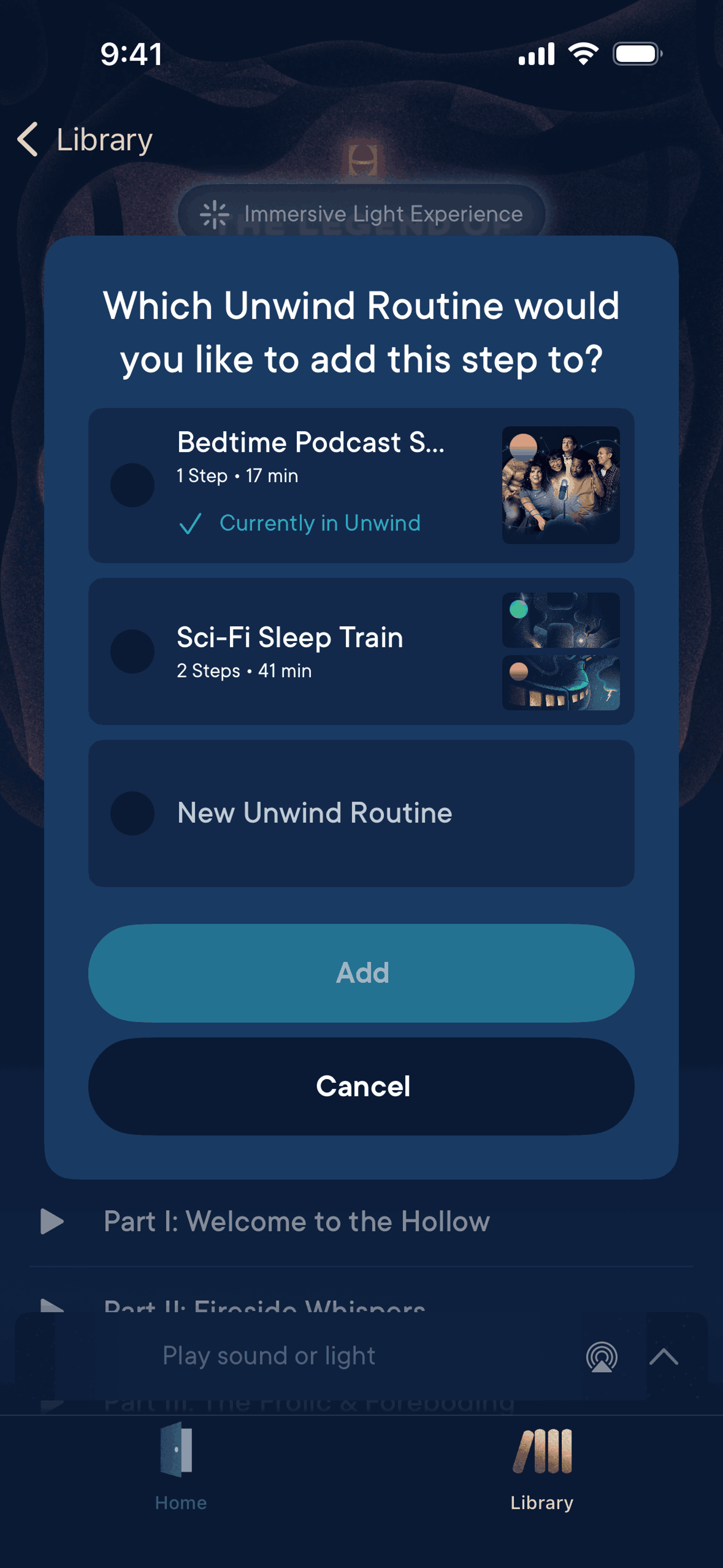 Hatch Sleep iOS Health & Fitness interface screenshot 13