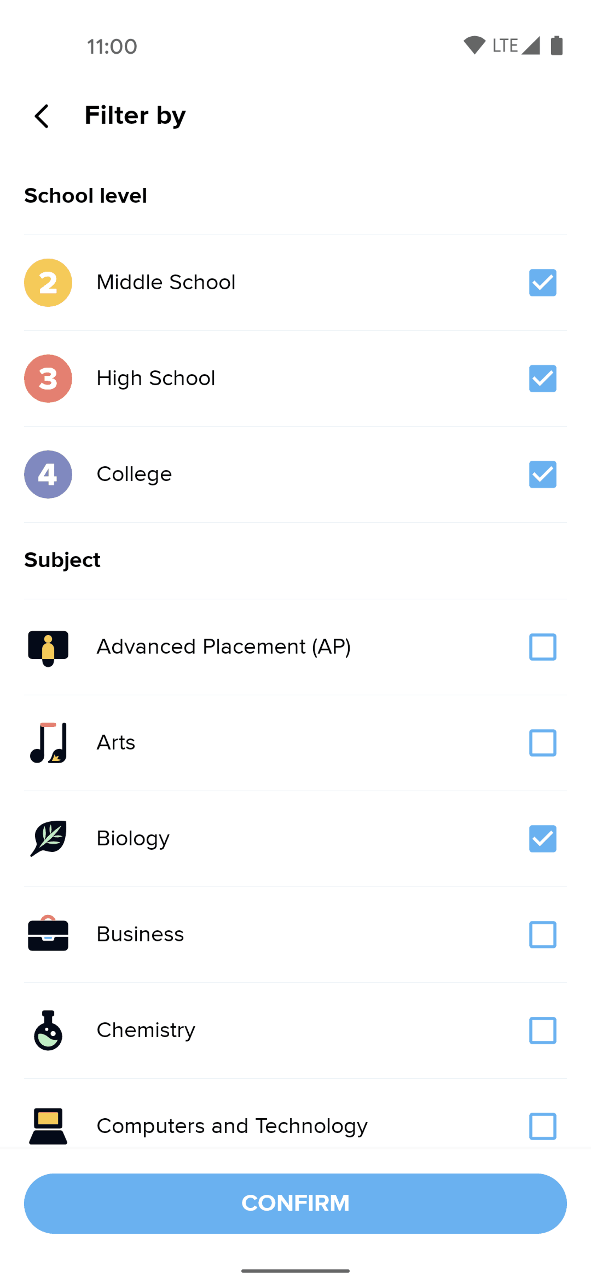 Brainly Android Education interface screenshot 22