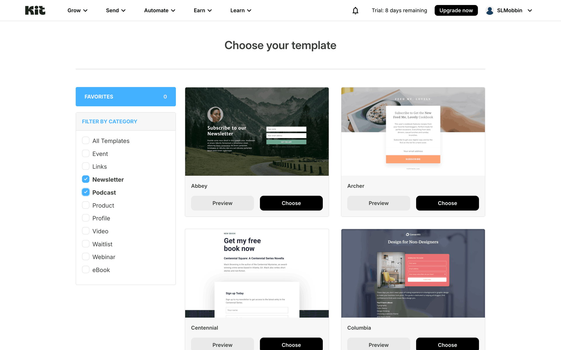 Kit Web Business interface screenshot 8