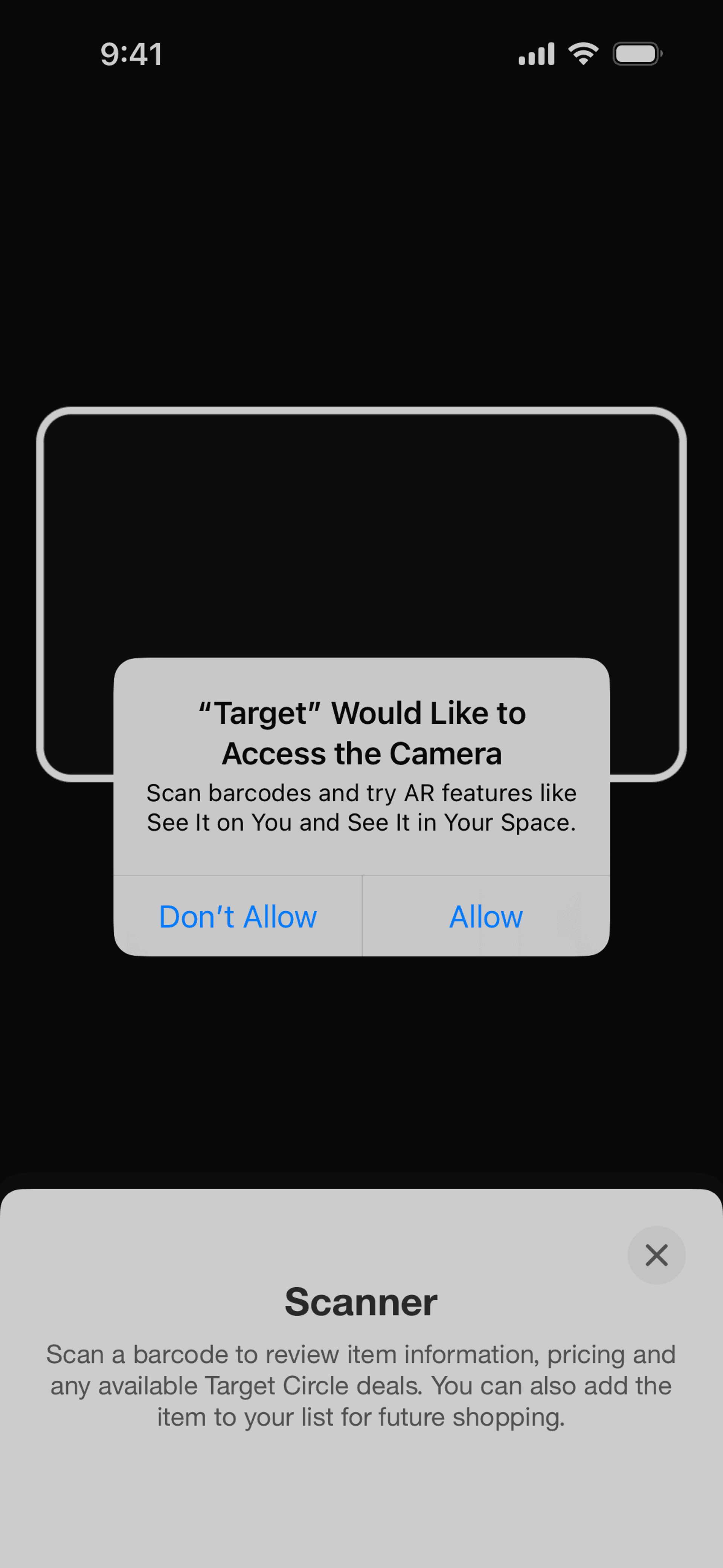 Target iOS Shopping interface screenshot 13